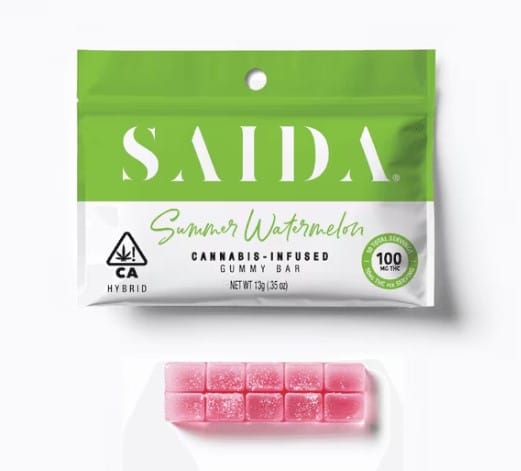 Summer Watermelon Gummies 100mg - Saida - Gummies - $4 - Edible