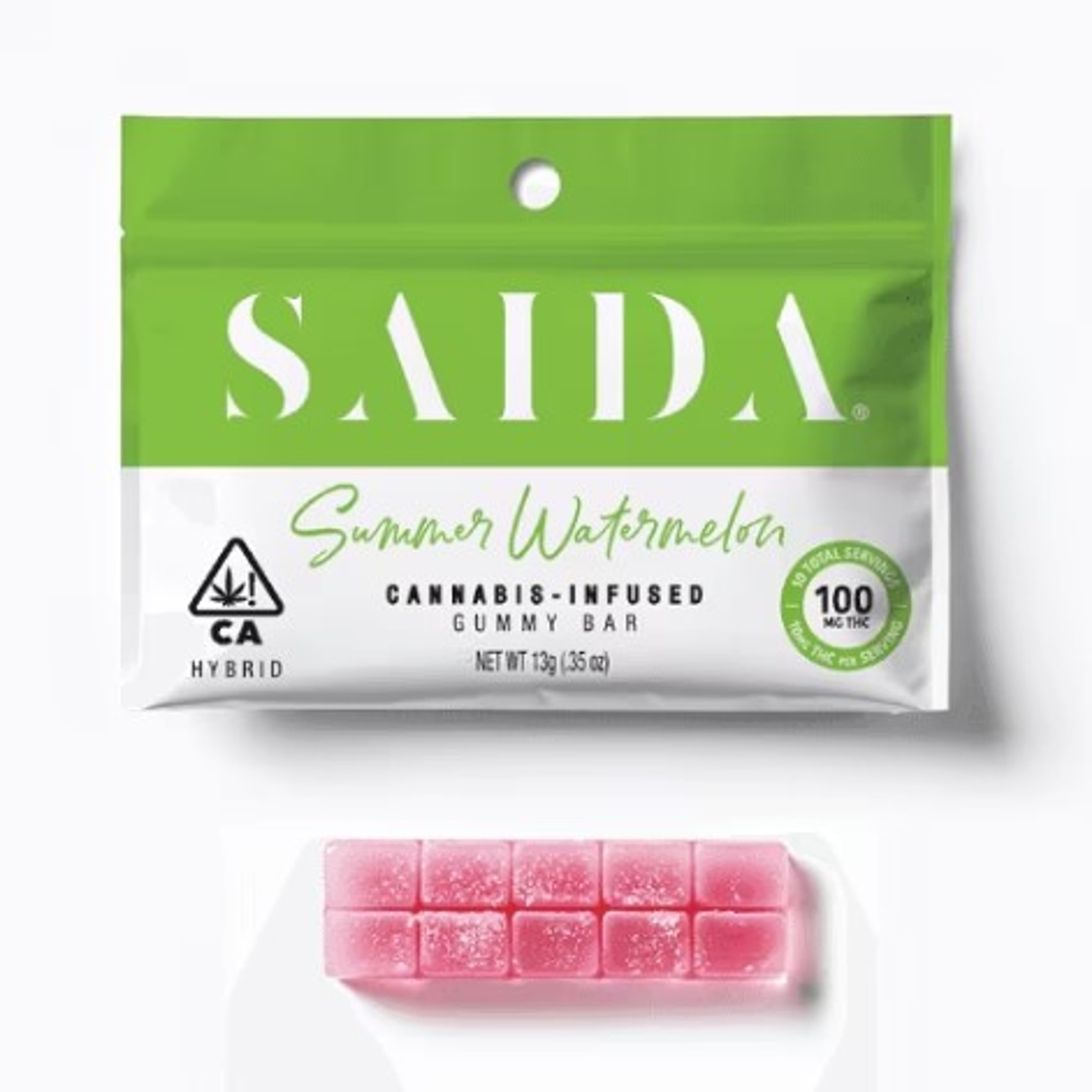 Summer Watermelon Gummies 100mg - Saida - Gummies - $4 - Edible