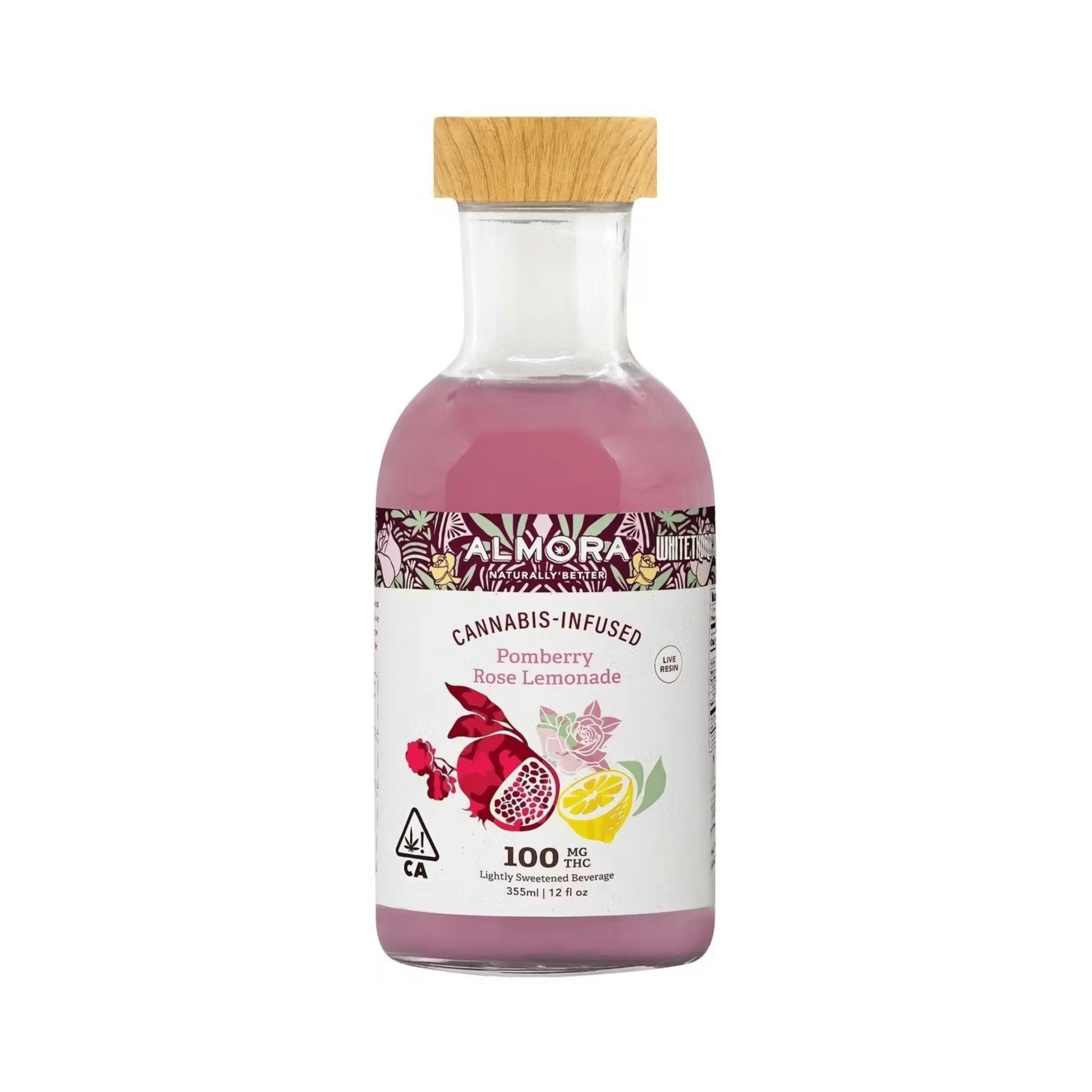 Whitethorn Pomberry Rose Lemonade Live Resin - 100mg - Almora Farm -  - $12.50 - Beverages/Drinks