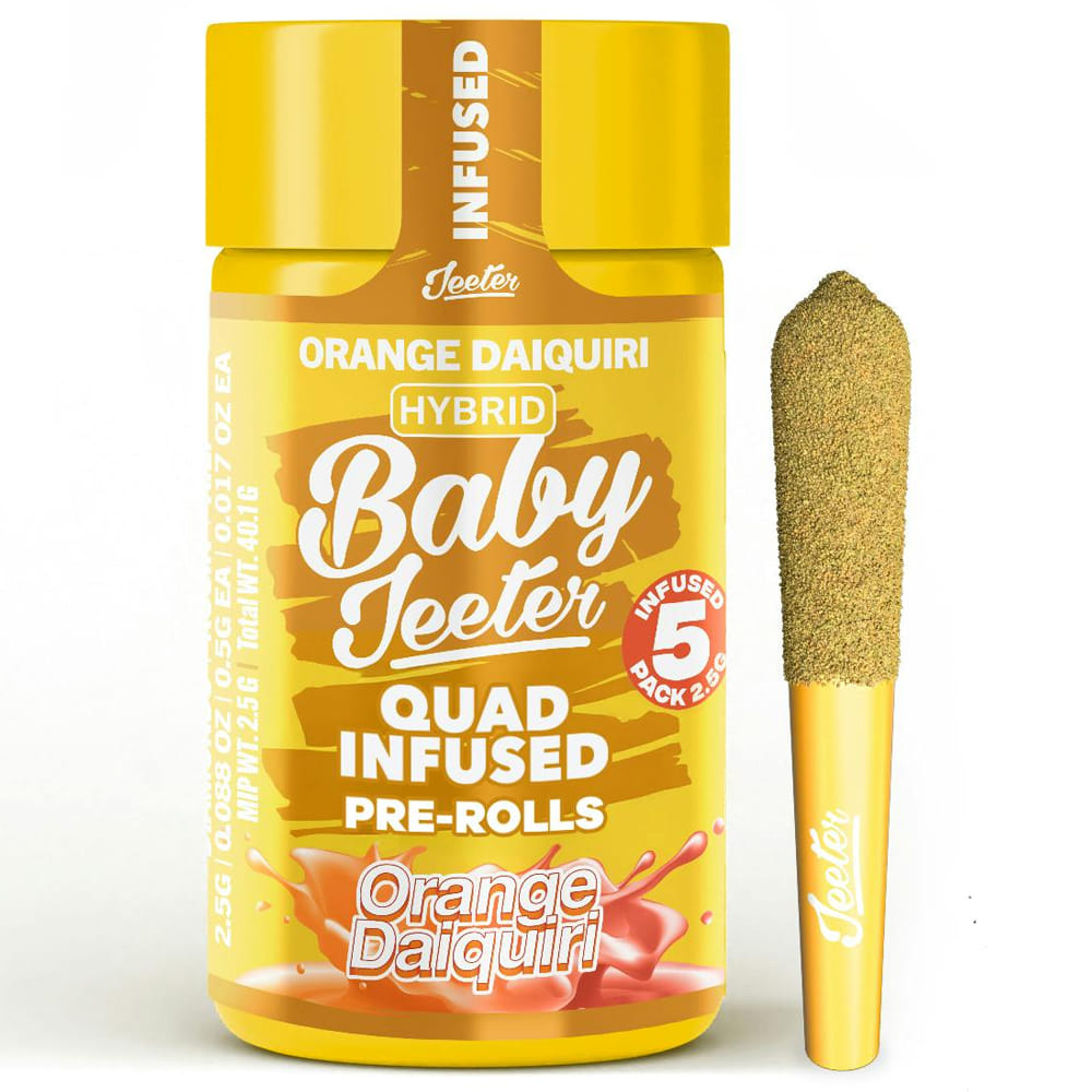 Orange Daiquiri - Baby Infused 5pk *SPECIAL PRICING* - Jeeter - Orange Daiquiri (H) - $30 - Pre-Rolls