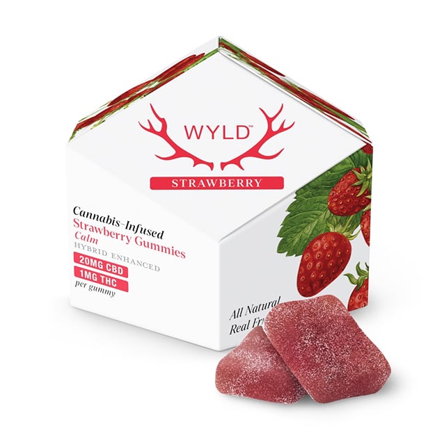 STRAWBERRY GUMMIES | 20:1 CBD:THC | WYLD