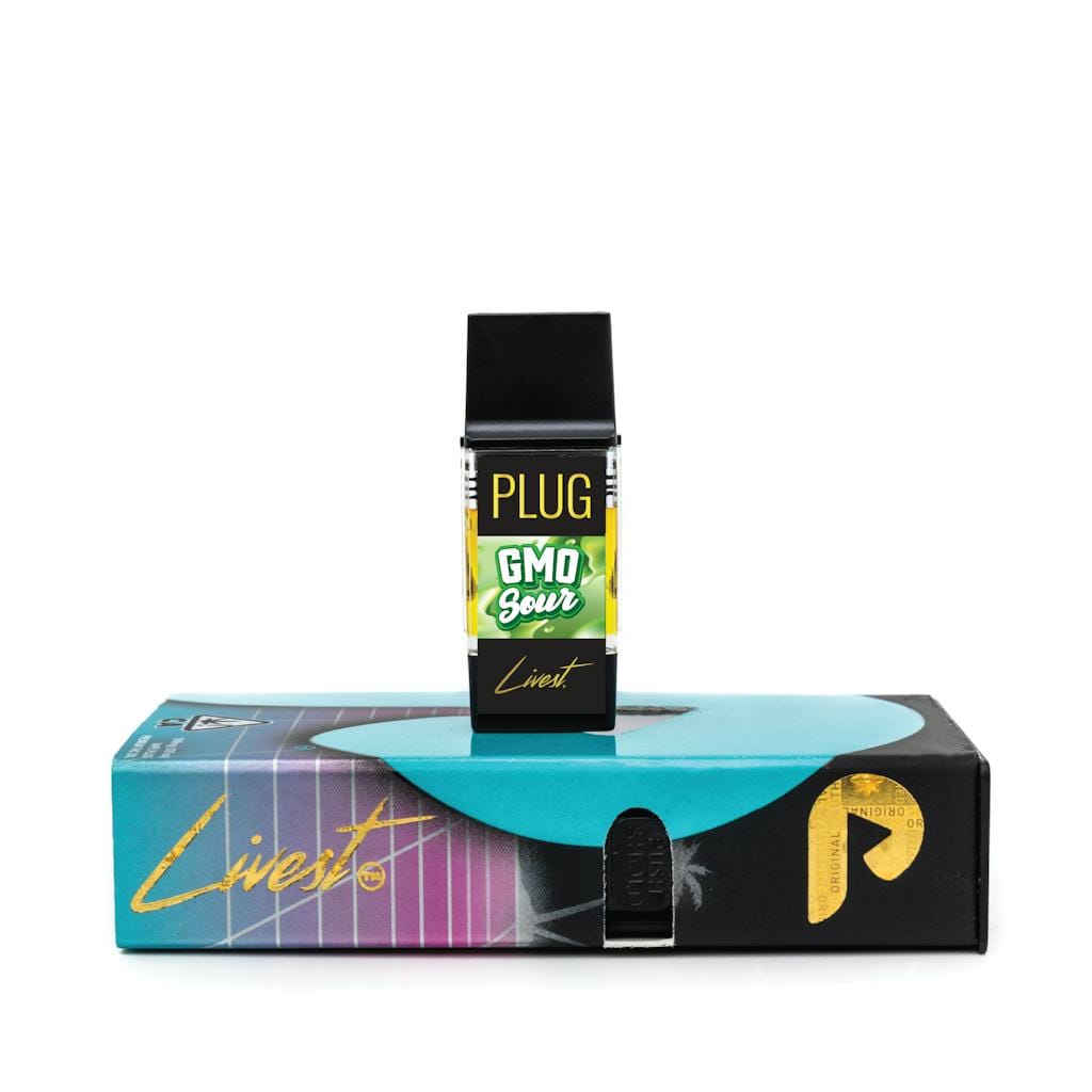 Livest: GMO Sour 1G Pod - PLUGplay -  - $33 - Cartridges