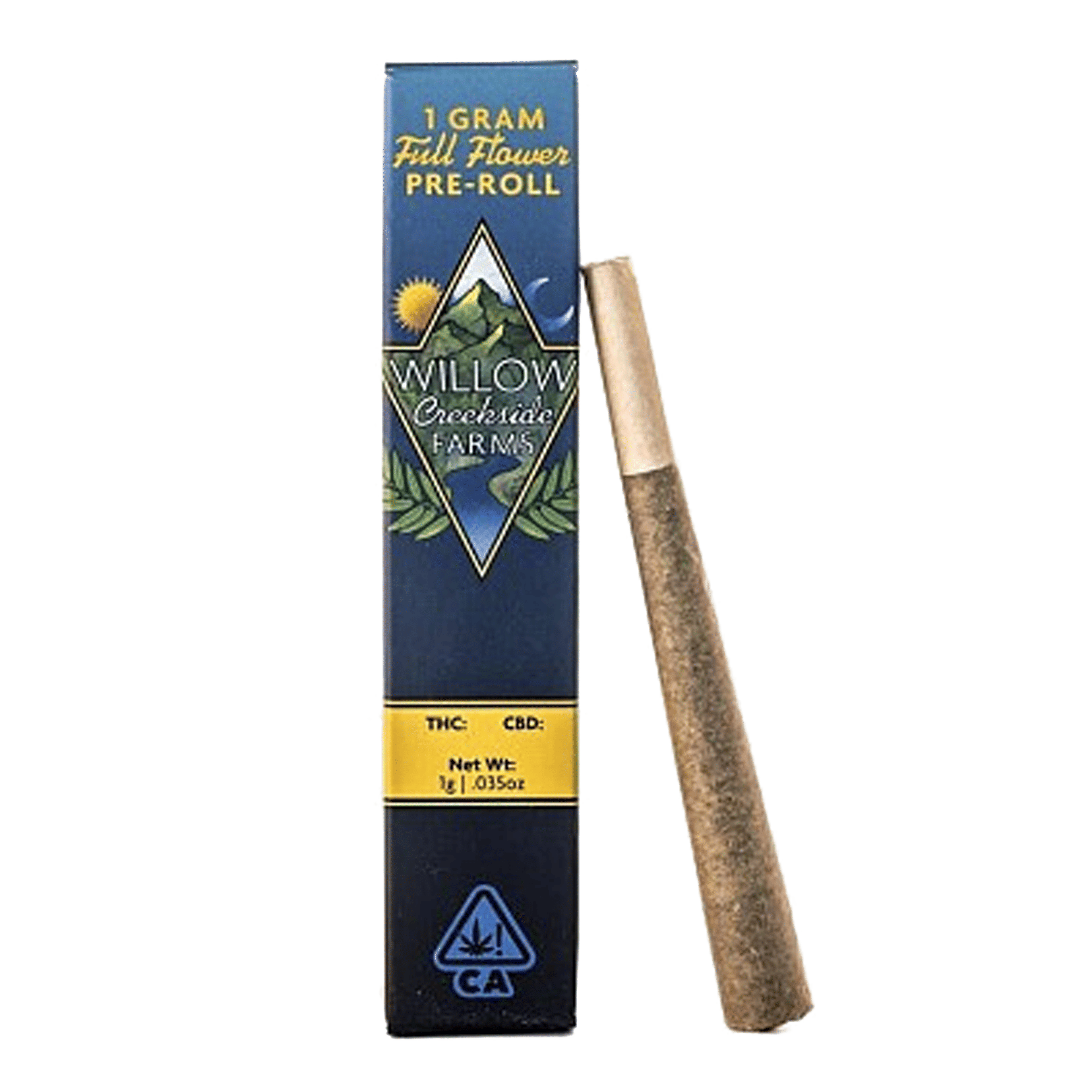 NF1 - Pre-Roll - Willow Creekside Farms - 1g (Single) - $8.99 - Non-Infused Pre-Rolls