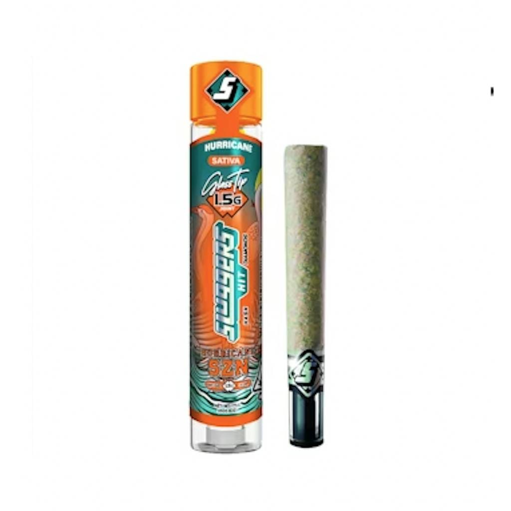 HURRICANE SZN INFUSED PREROLL 1.5G - SLUGGERS -  - $13 - Pre-Rolls