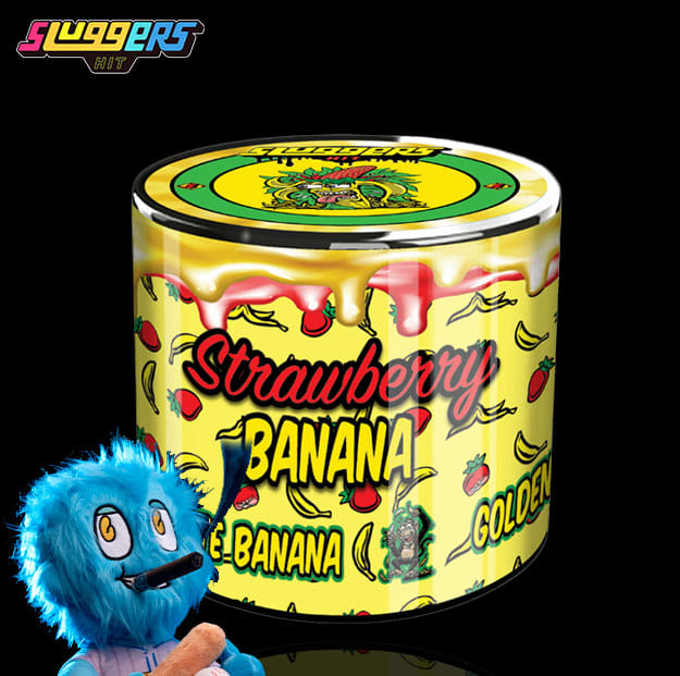 Sluggers x Golden State Banana - Strawberry Banana - Cold Cure Rosin - 1g - Sluggers - Concentrate - $35.99 - Concentrates