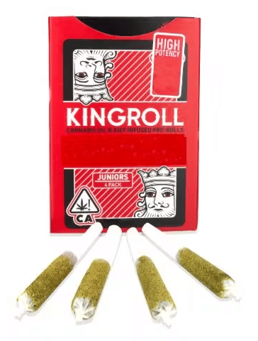 Kingroll - Blue Dream x Maui Wowie 4 Pack Pre-Rolls 3g - Kingroll - Kingroll - Blue Dream x Maui Wowie 4 Pack Pre-Rolls 3g - $45 - Pre-Roll