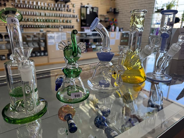 Glass Water Pipe $50