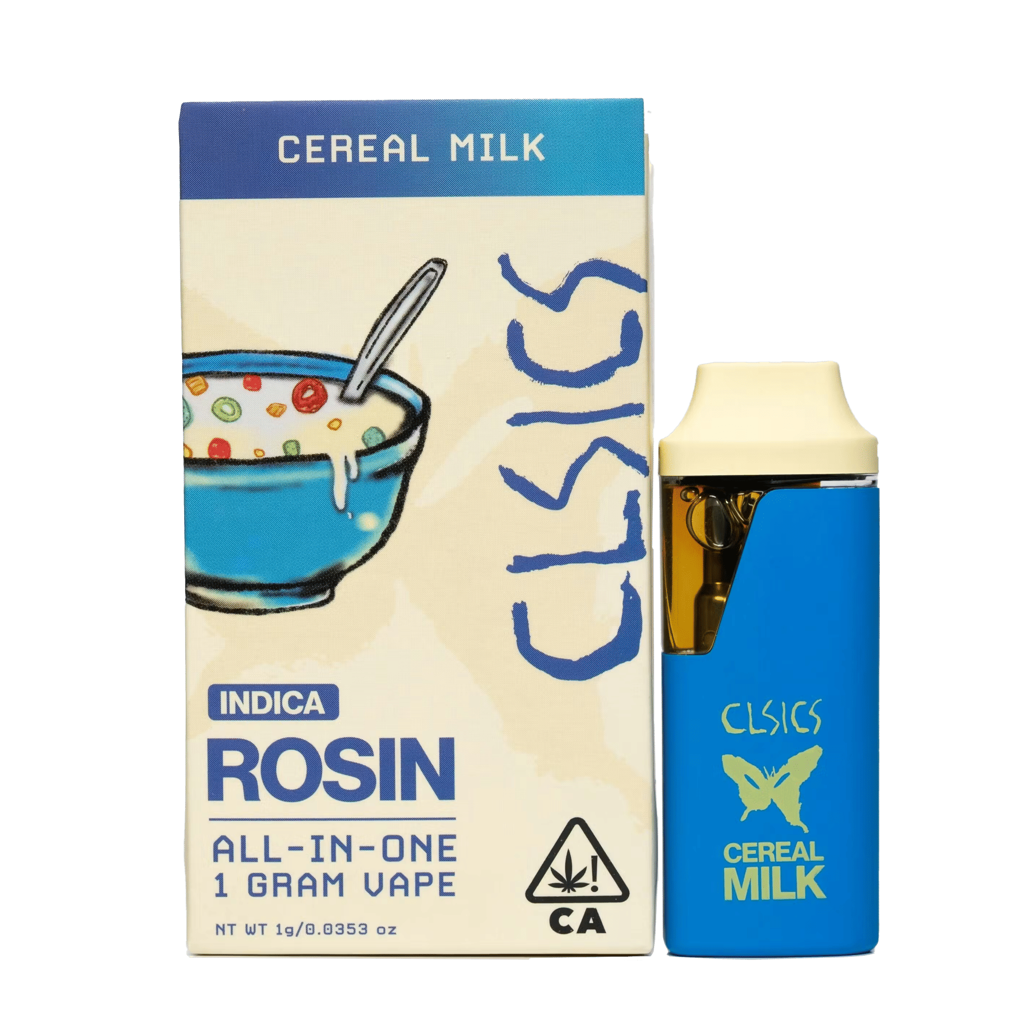 Cereal Milk - Live Rosin - Disposable - CLSICS - One Gram - $43.99 - Disposable Vape (All-In-One, Battery Built-In)