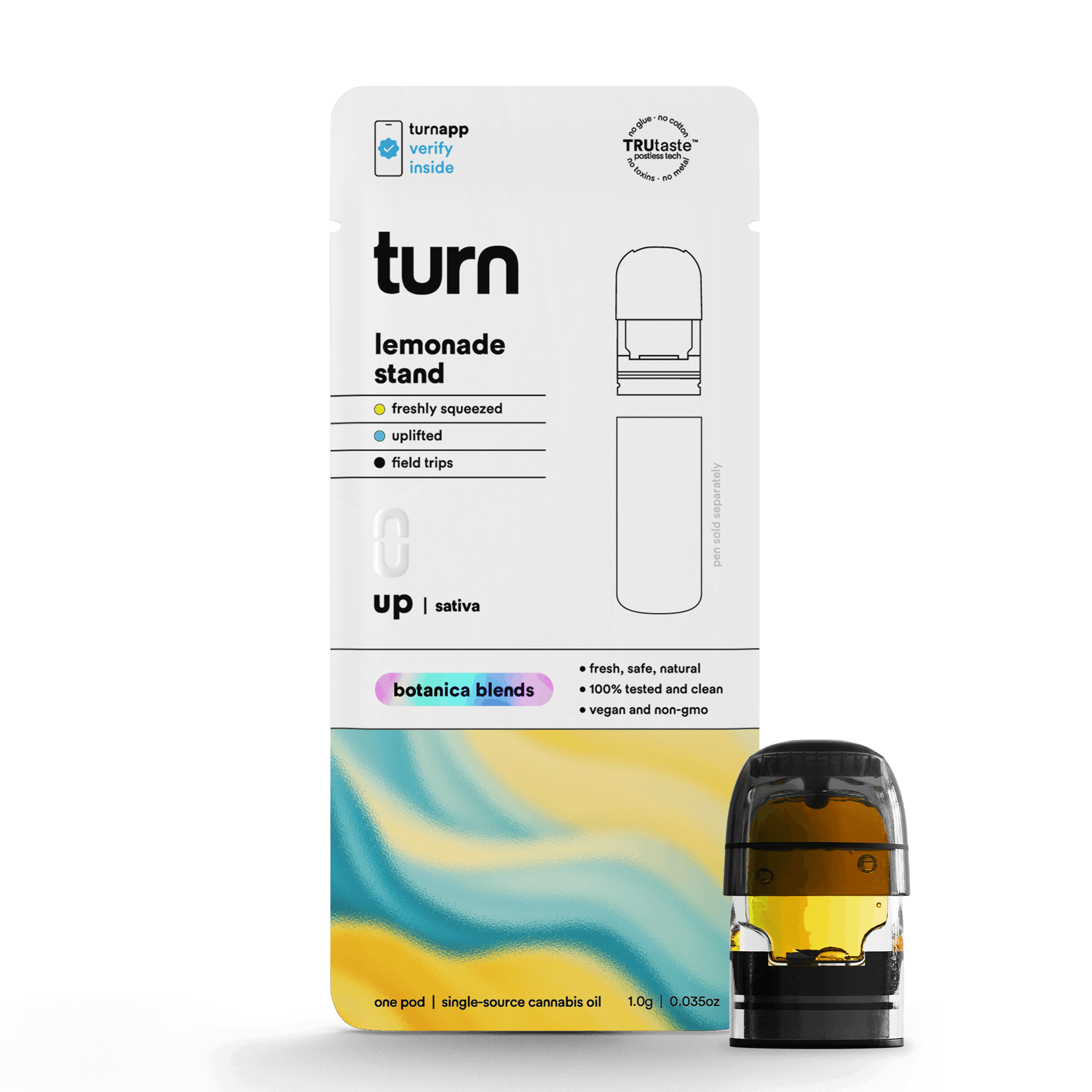 1.0g POD | lemonade stand | botanica blends | up | - Turn - - $35 - Vape Pens