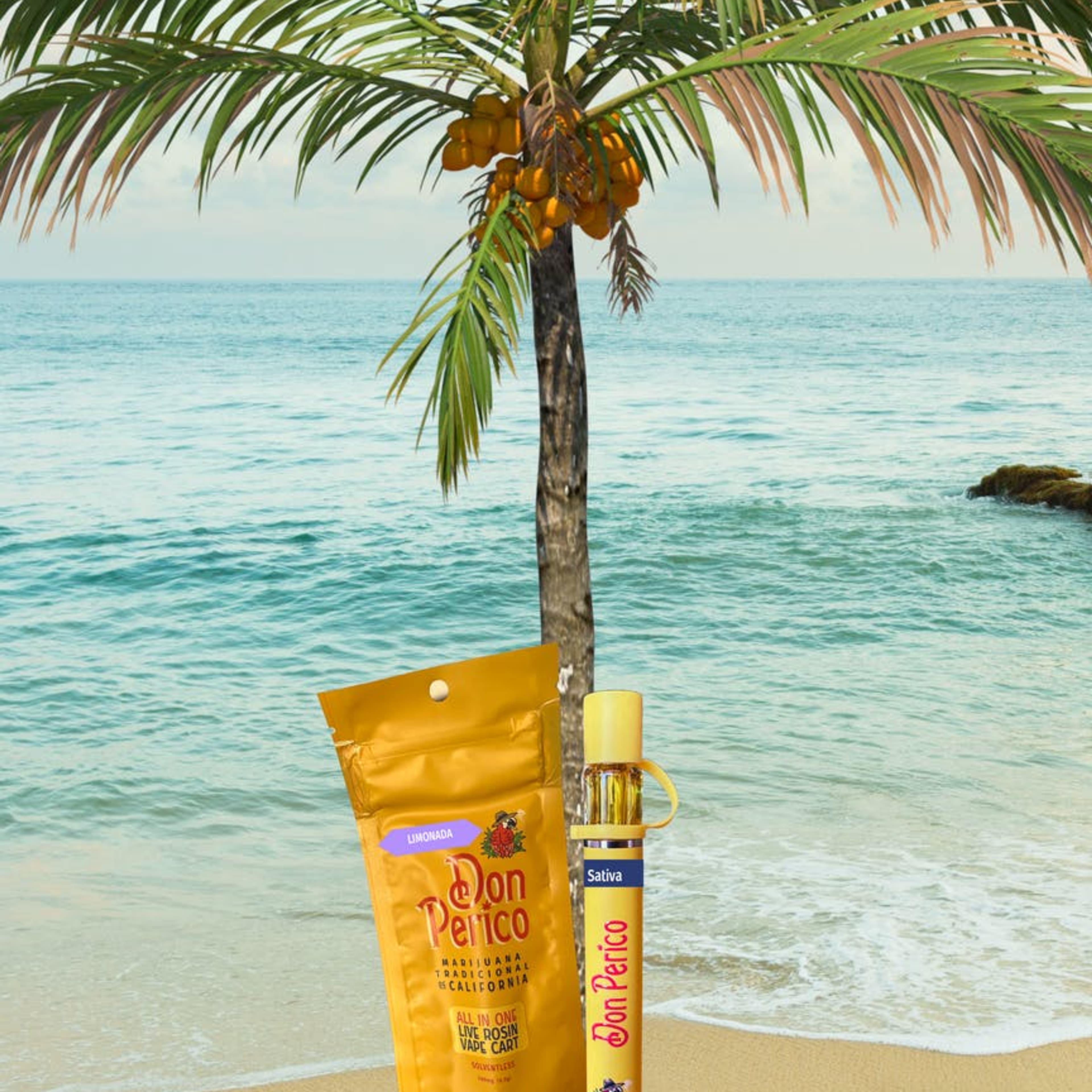 Live Rosin All-in-One Vape - Limonada (Sativa) - 0.5g - Don Perico - Don Perico | Live Rosin All-in-One Vape | 0.5g | S | Limonada - $30 - Vape Pens