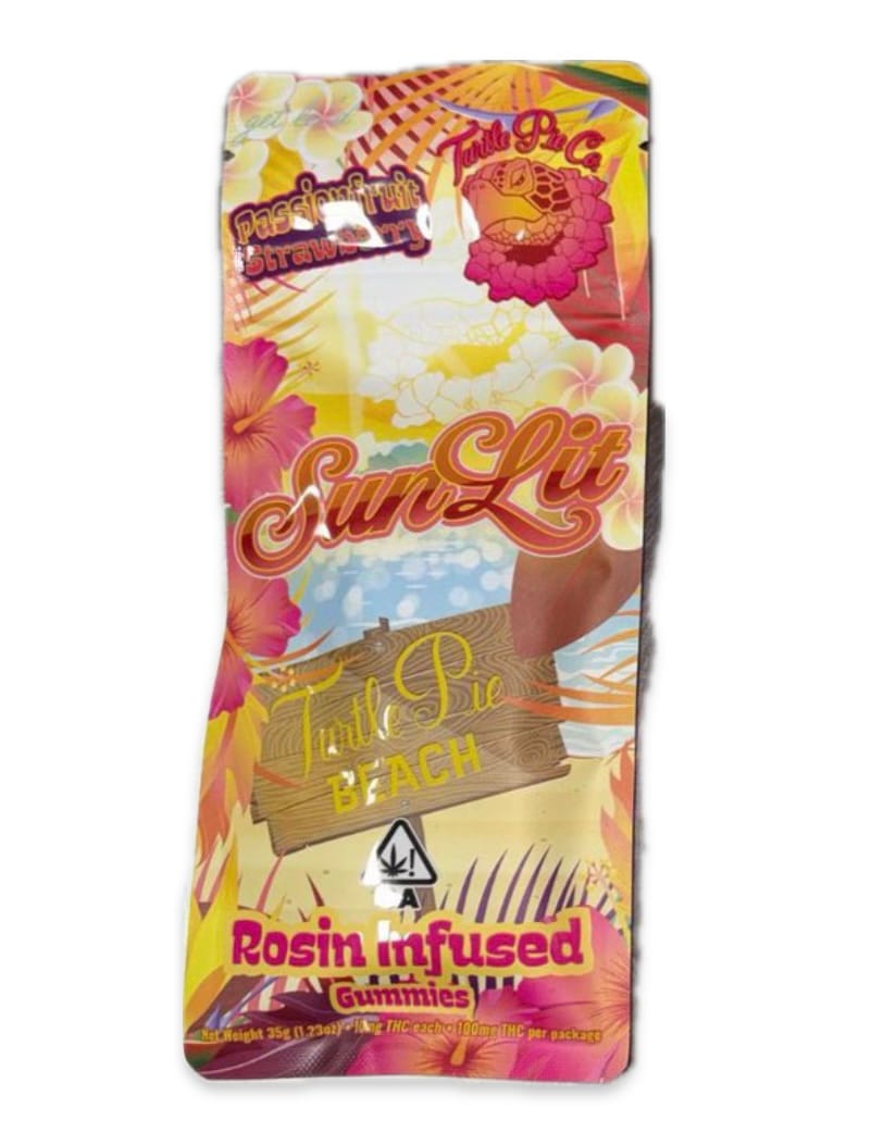 Passionfruit Strawberry (S) Rosin Gummies - Turtle Pie - Passionfruit Strawberry (S) Rosin Gummies - $20.46 - Edibles