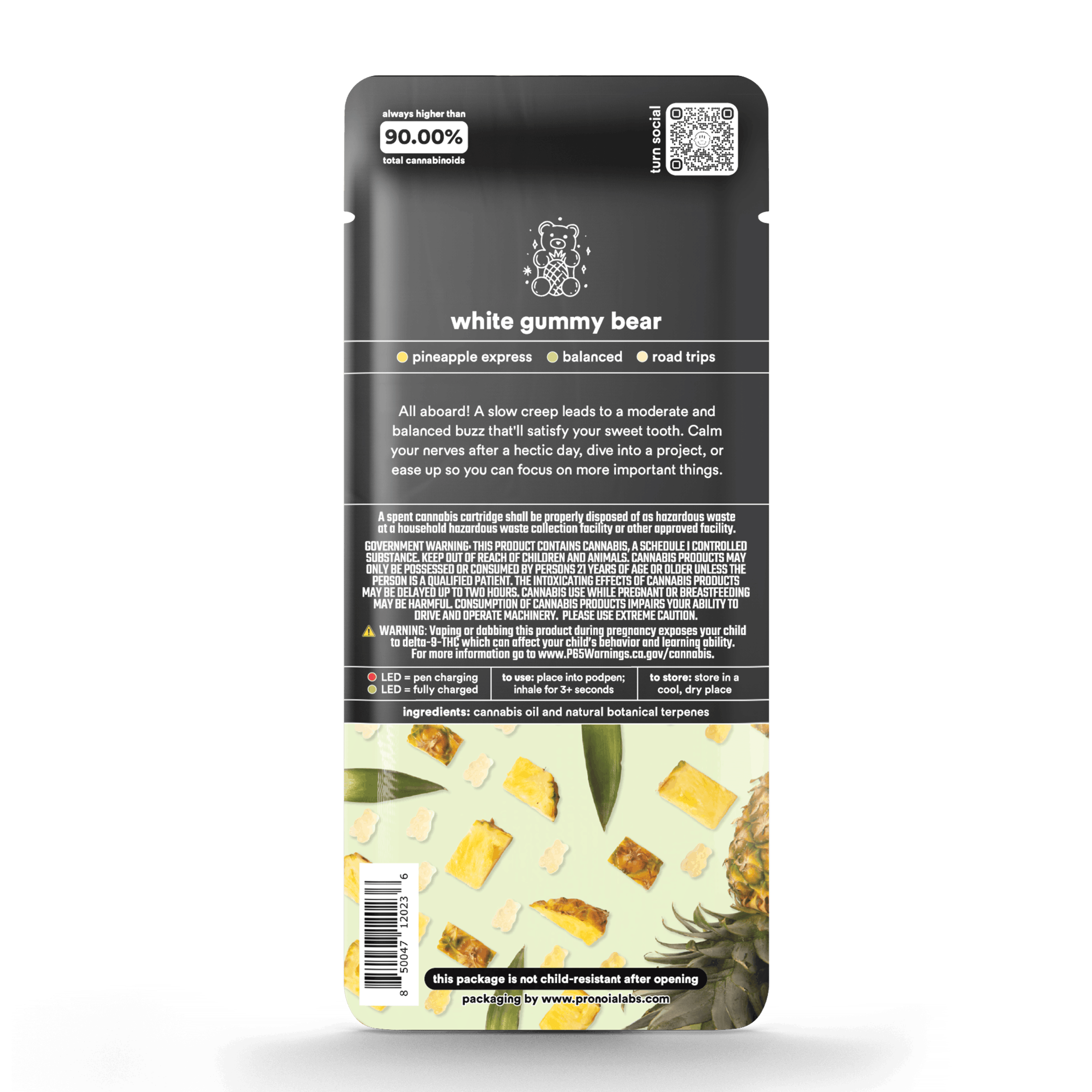 1.0g pod | white gummy bear | botanica blends | down | - Turn - 1.0g pod | white gummy bear Turn - $35 - Vape Pens