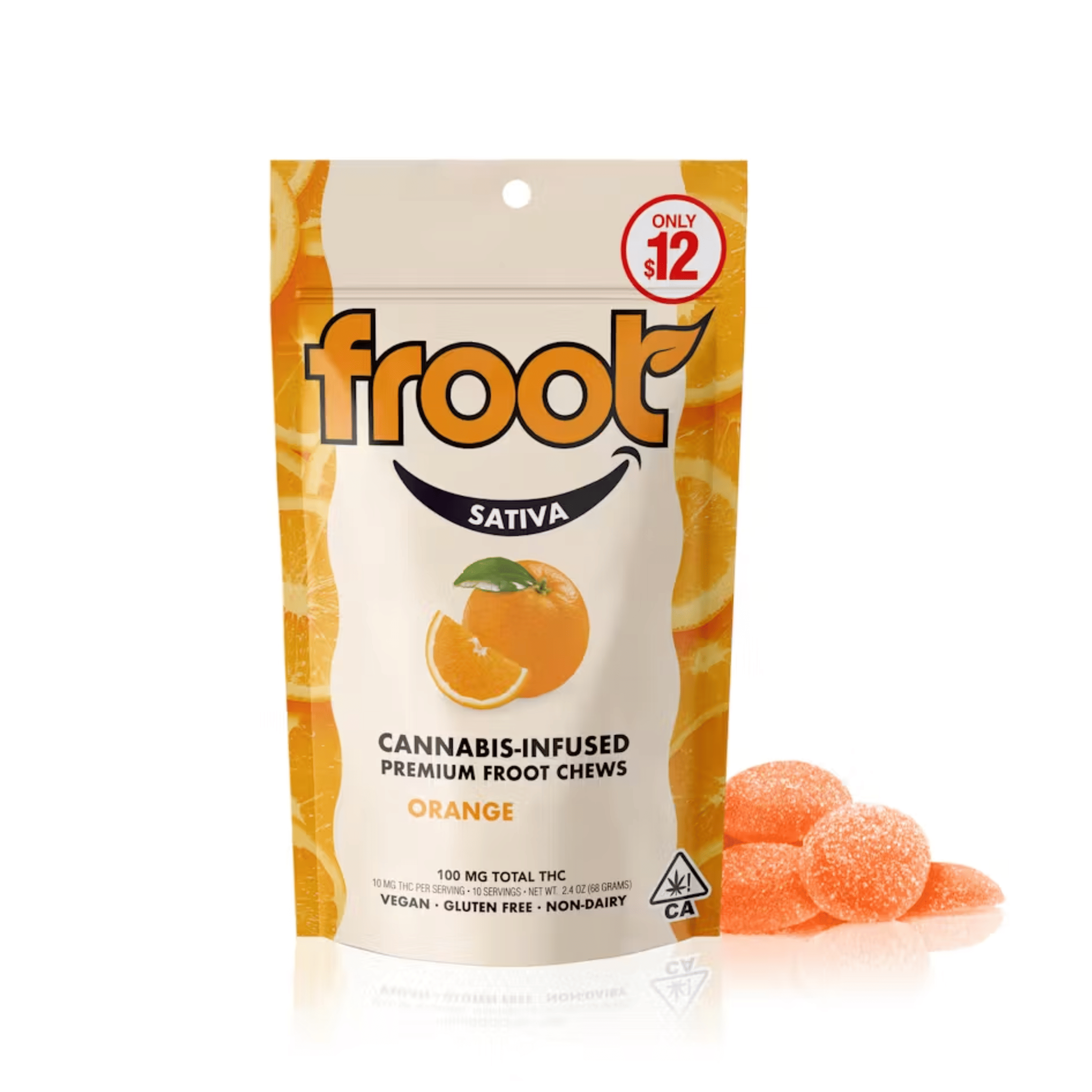 Orange Tangie Gummies - 100mg - Froot -  - $12 - Edibles