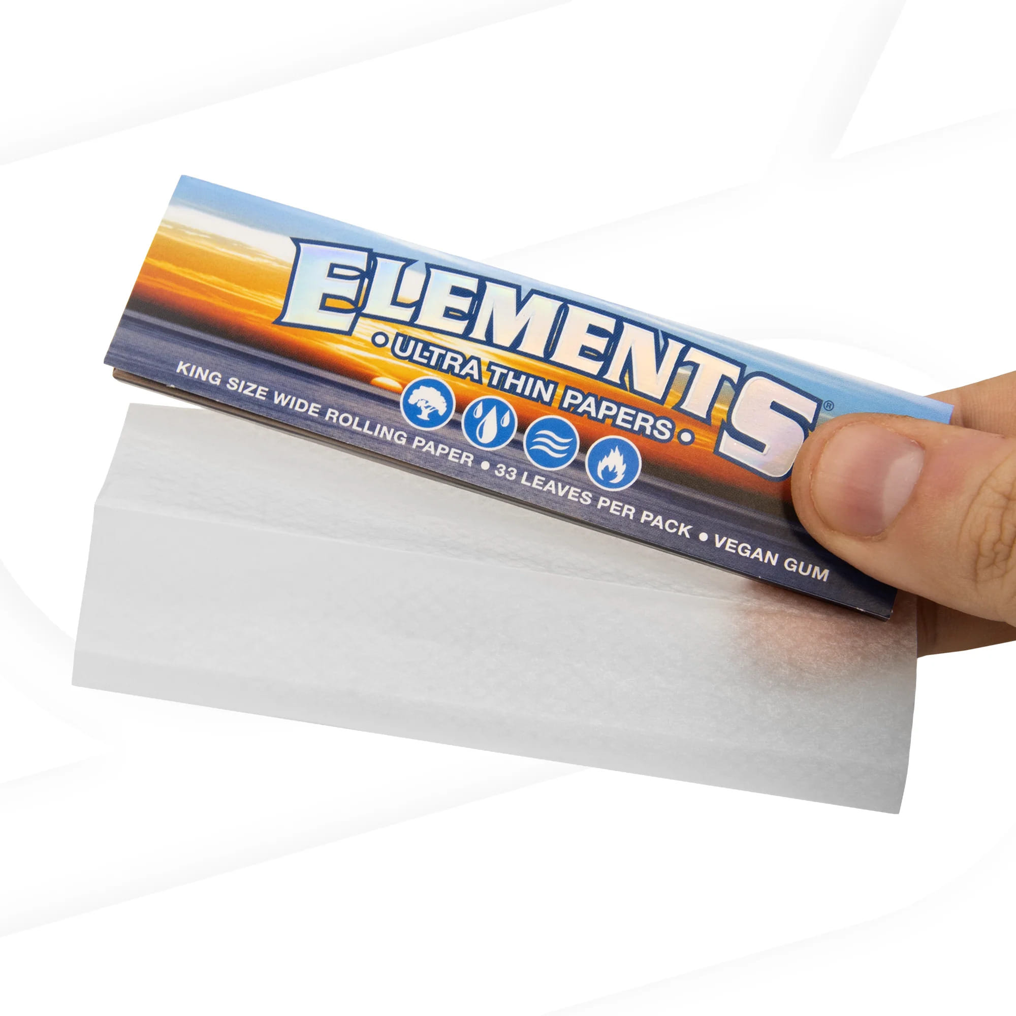 ELEMENTS - King-Size Rolling Papers - 33-Leaf Pack - ELEMENTS - Pack - $3 - Accessories