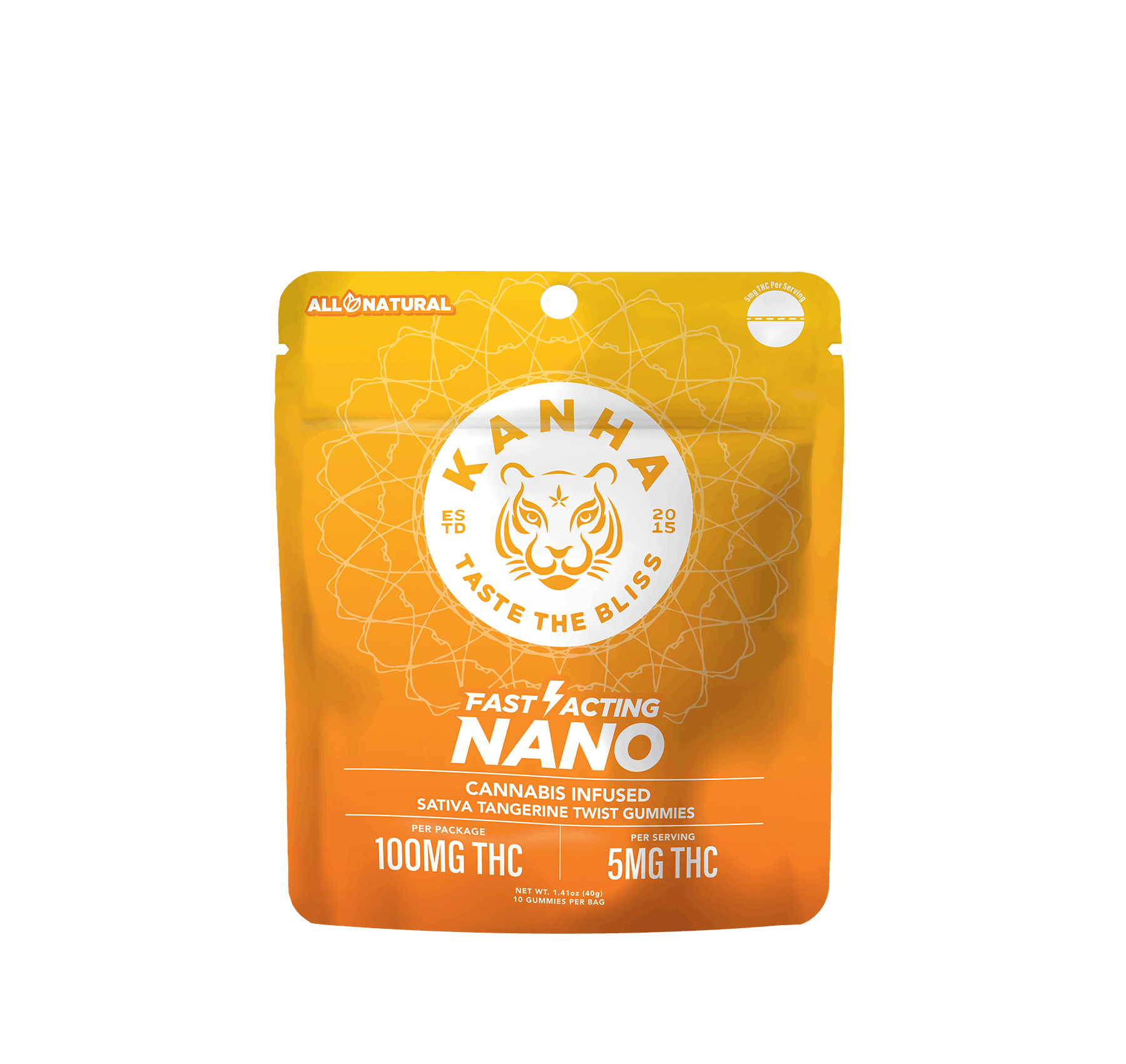 KANHA: Sativa Tangerine Twist 100mg - NANO