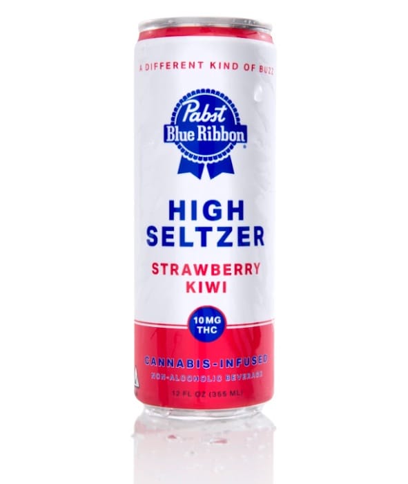 Strawberry Kiwi | High Seltzer - Pabst (PBR) -  - $6 - Edibles