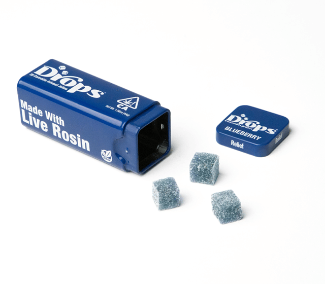 Blueberry Gentle Relaxation 4:1 CBN:CBD Gummies 100mg