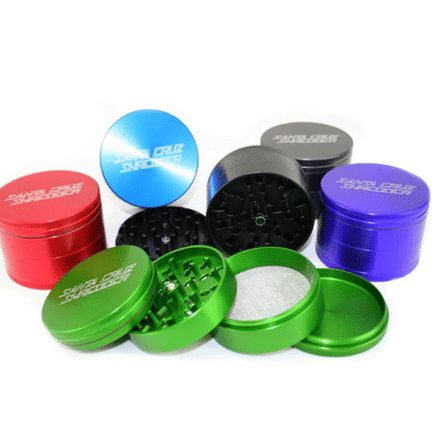 4pc. Small Aluminum Grinder (Assorted Designs) - Glass and Accessories -  - $12 - Paraphernalia