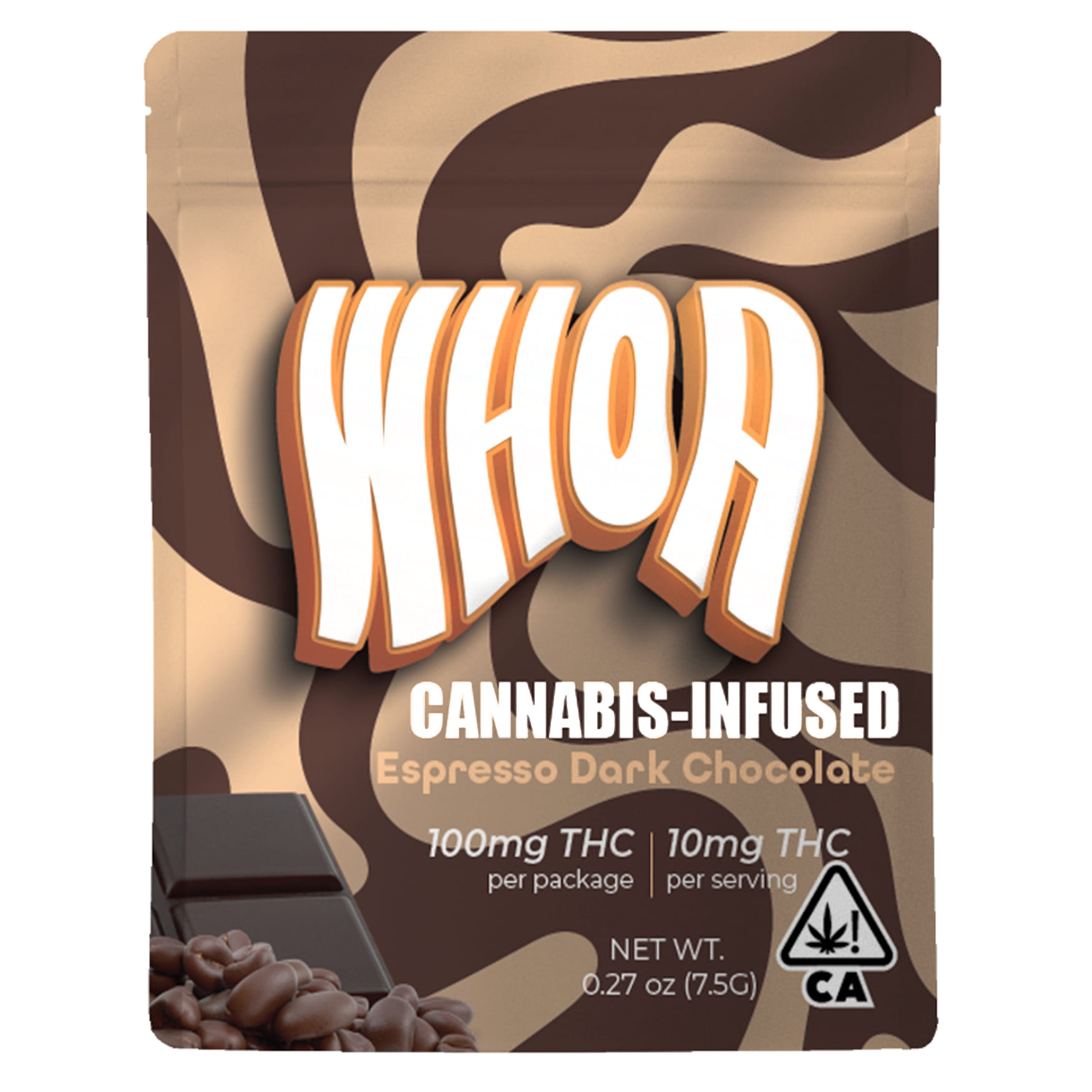 Dark Chocolate Espresso Bite (H) 100mg * B2G1 EVERYDAY* - Whoa - Dark Chocolate Espresso Bite (H) - $8 - Edibles