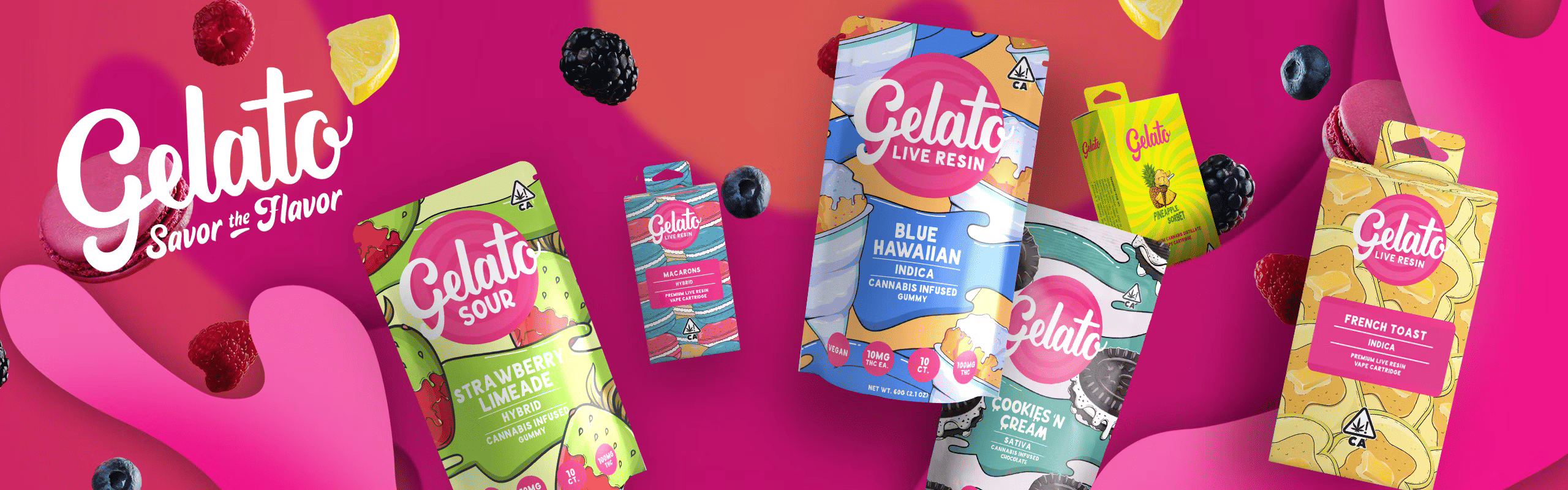 STRAWBERRY CHOC. LAST BITE - GELATO CANNA CO. -  - $15 - Edibles