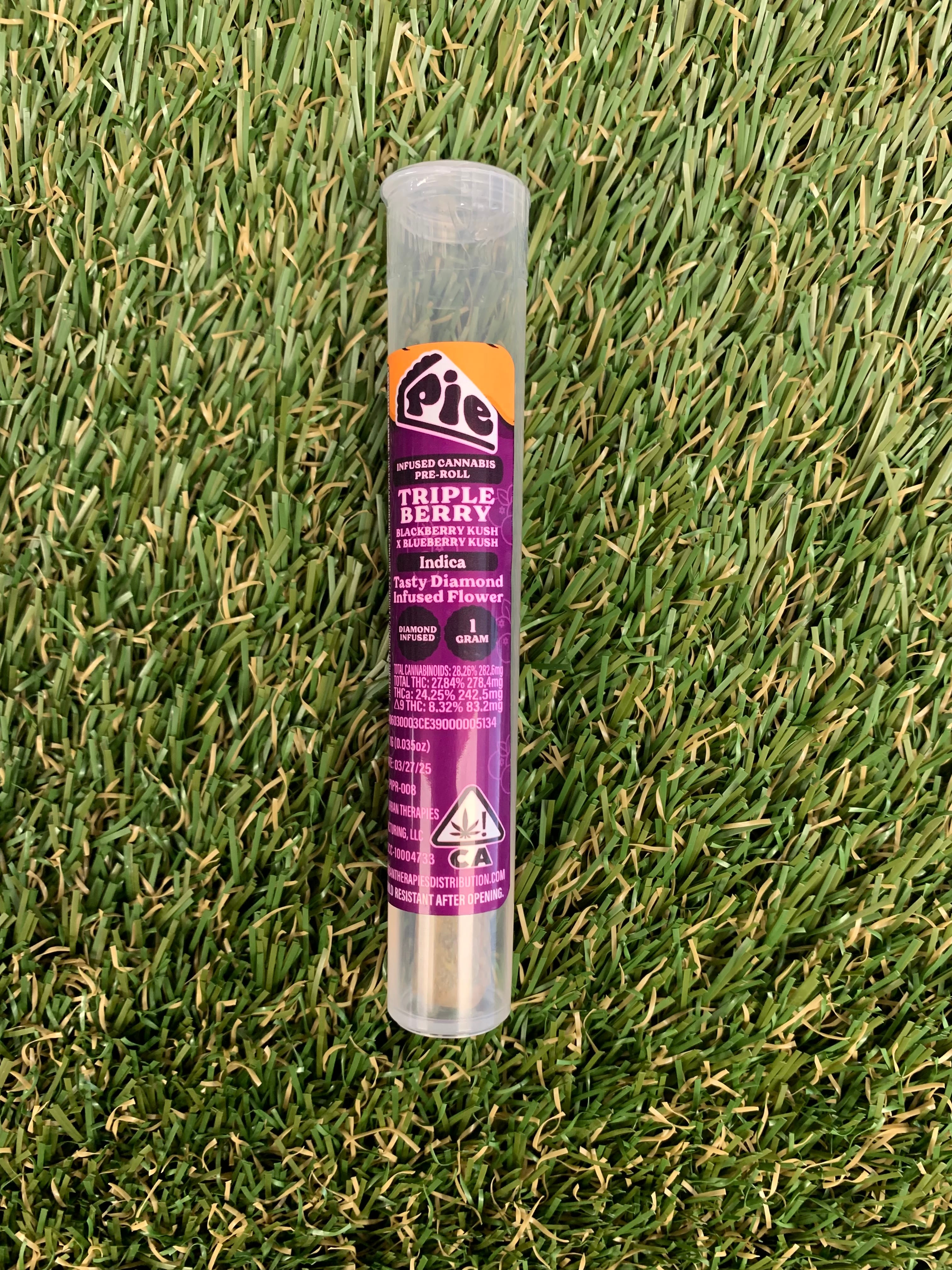 TRIPLE BERRY 1G INFUSED - PIE -  - $4.83 - Pre-Roll Infused