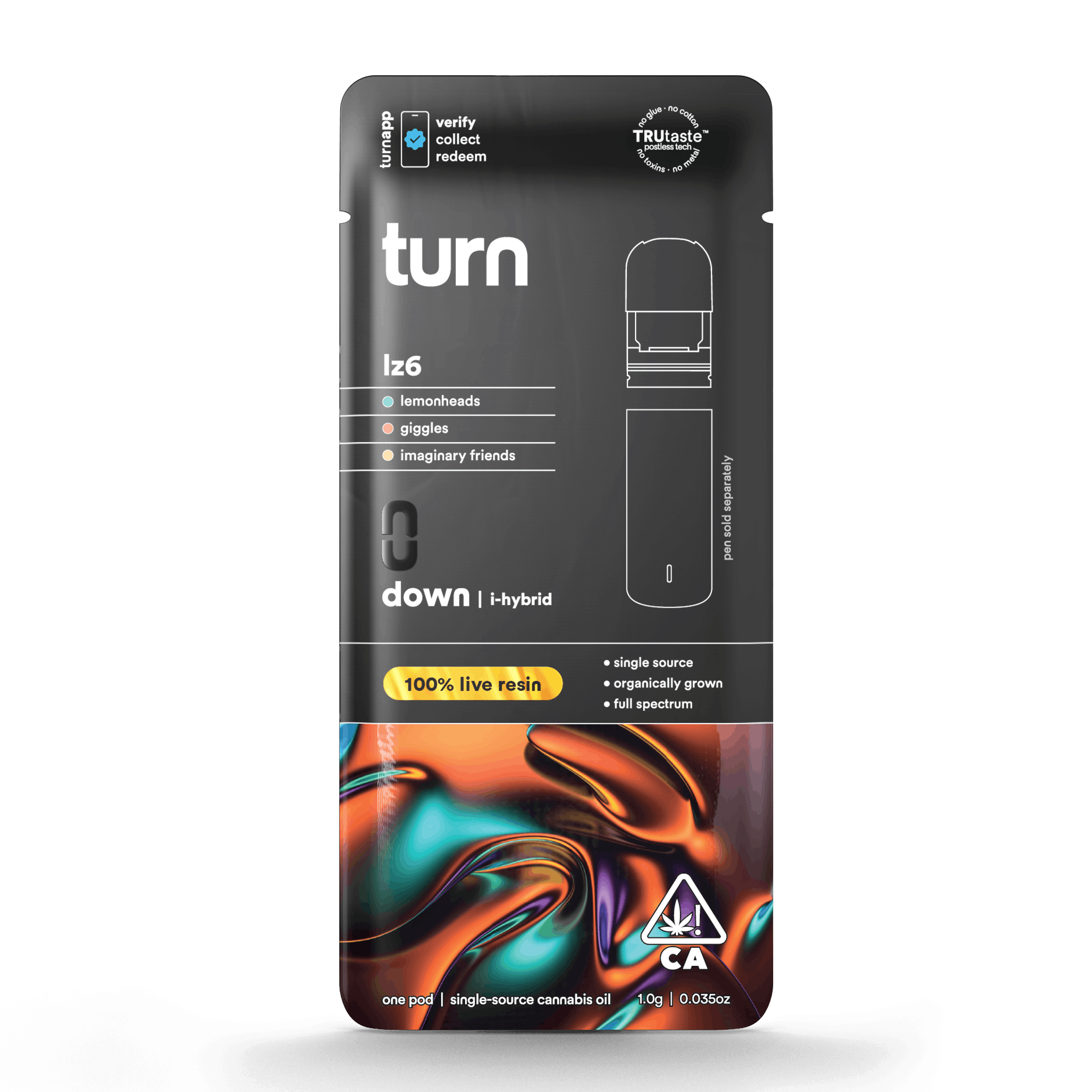 LZ6 1g Live Resin Pod - turn -  - $39 - Vape Pod