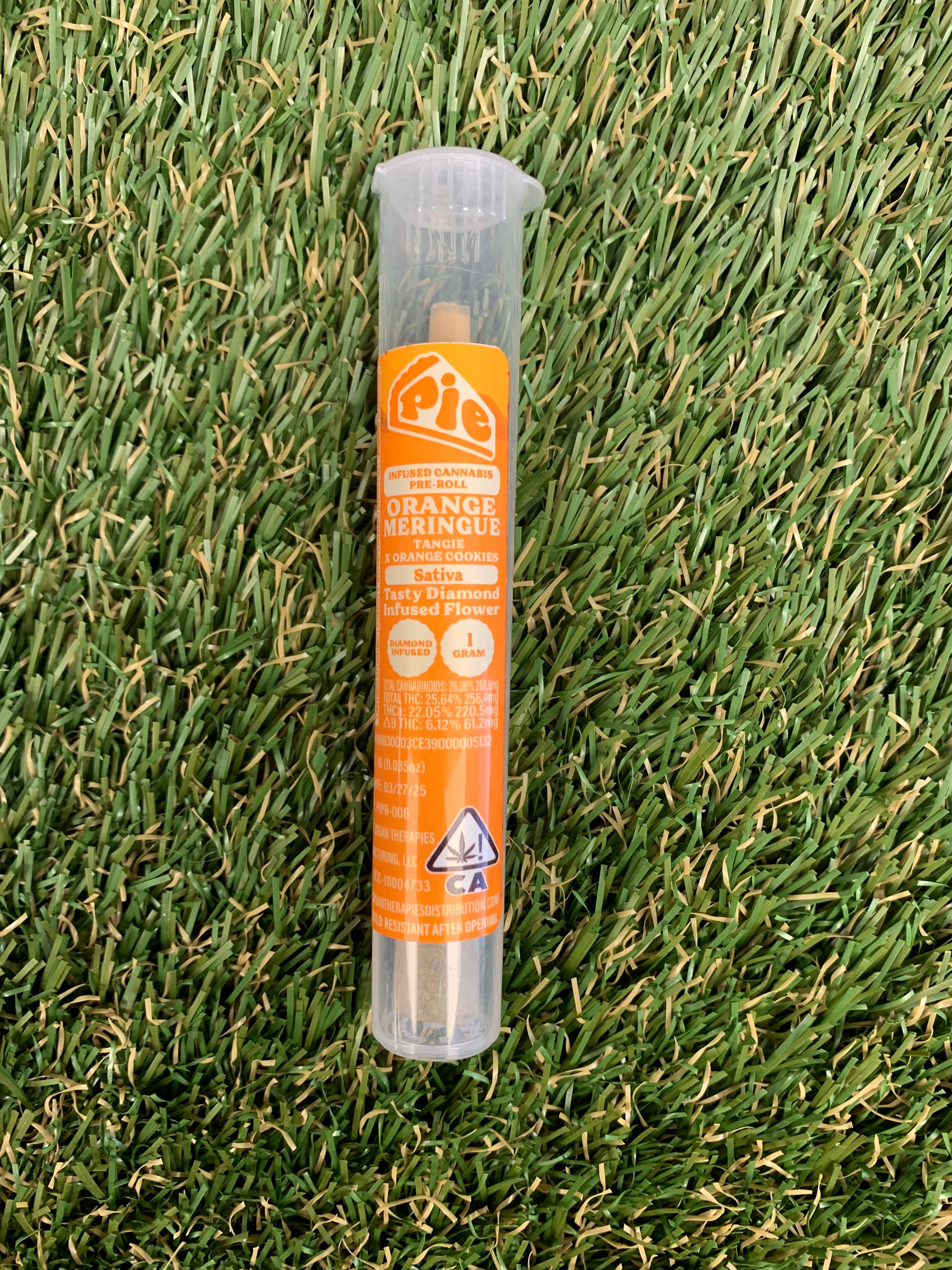 ORANGE MERINGUE 1G INFUSED - PIE -  - $4.83 - Pre-Roll Infused