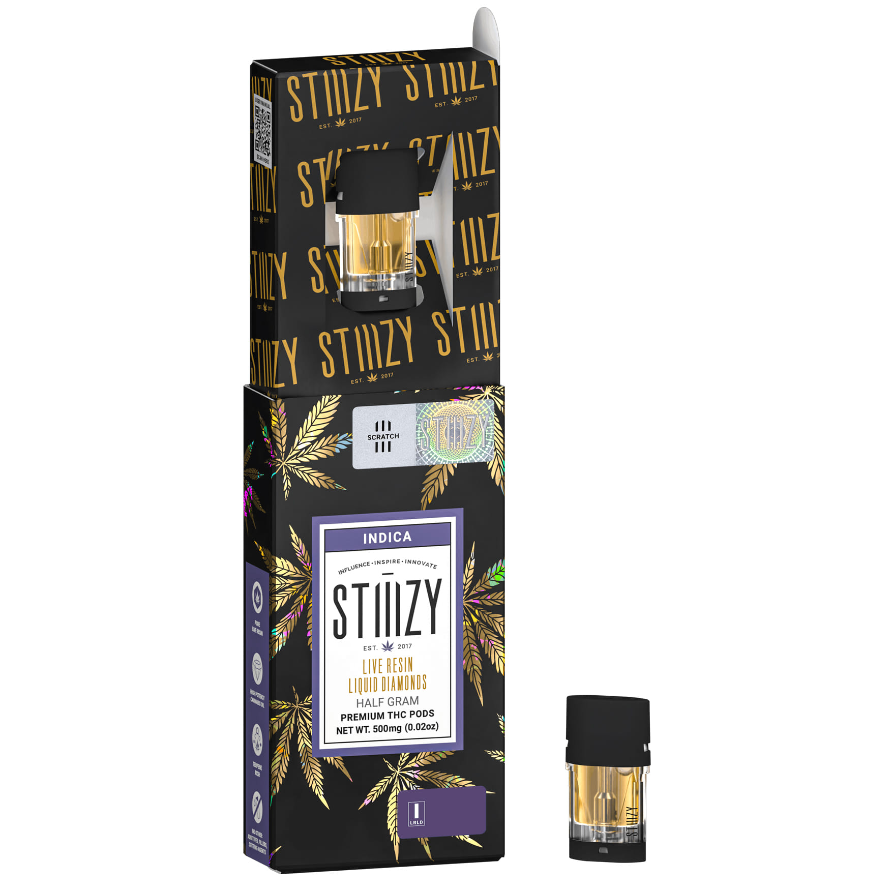 Northern Lights (I) Liquid Diamonds Pod - .5g *B2G1 EVERYDAY* - Stiiizy - Northern Lights (I) - $14.30 - Cartridges