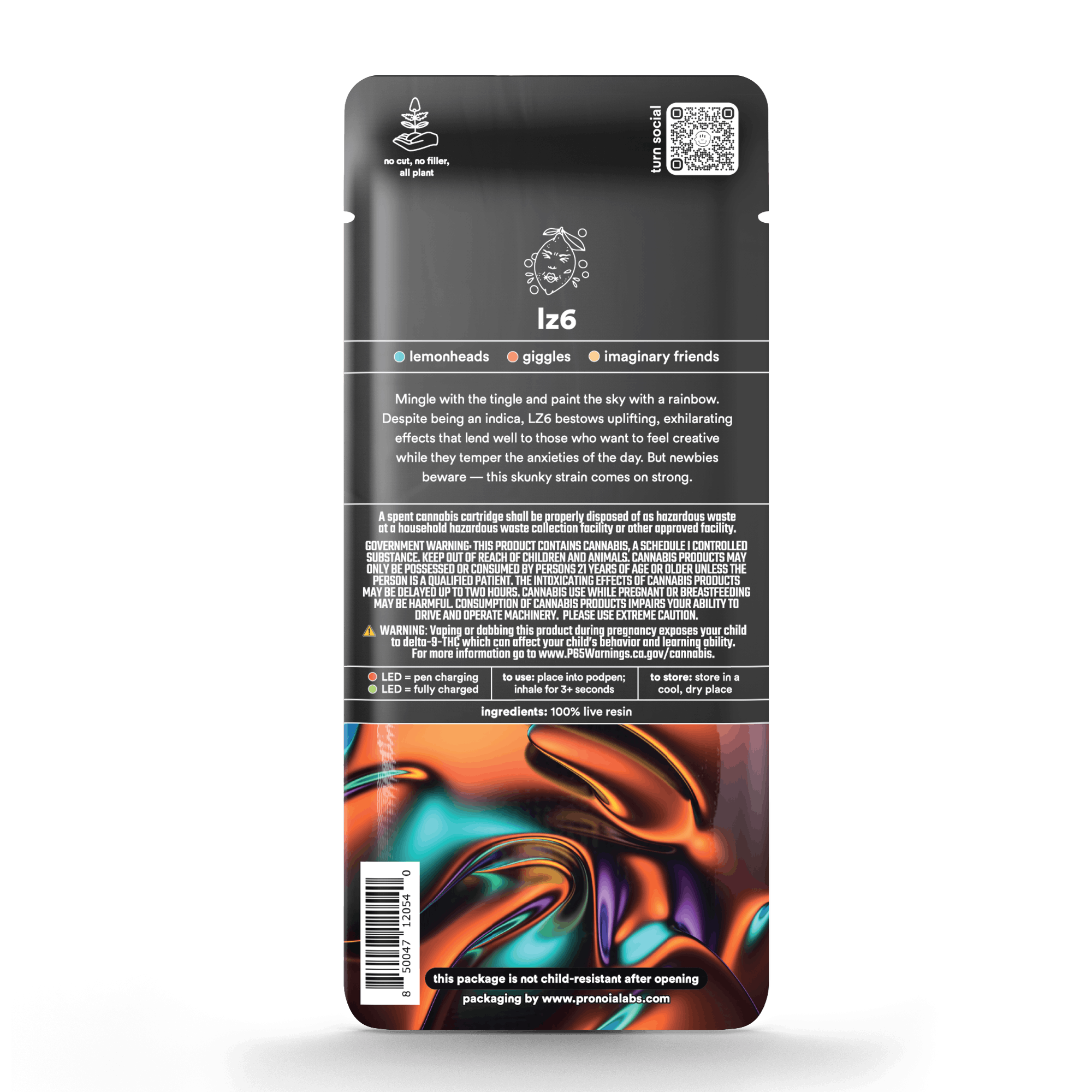 LZ6 1g Live Resin Pod - turn -  - $39 - Vape Pod