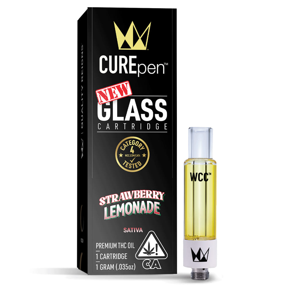 Strawberry Lemonade (S) 1g Cure Pen - West Coast Cure - Strawberry Lemonade (S) - $19 - Vape Cartridge