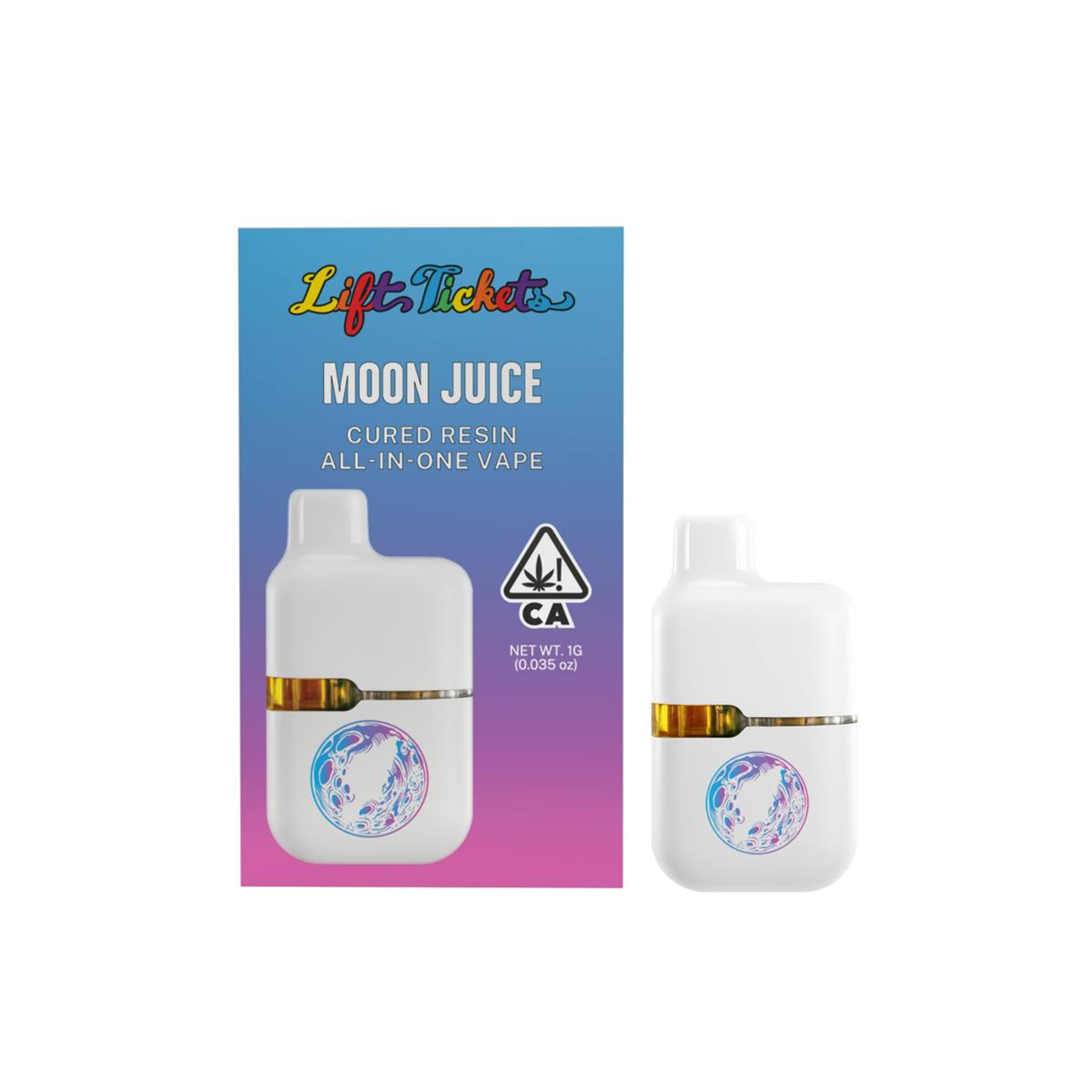Space Cookies 1g Moon Juice AIOs - Lift Tickets - - $37.50 - Disposable Vapes