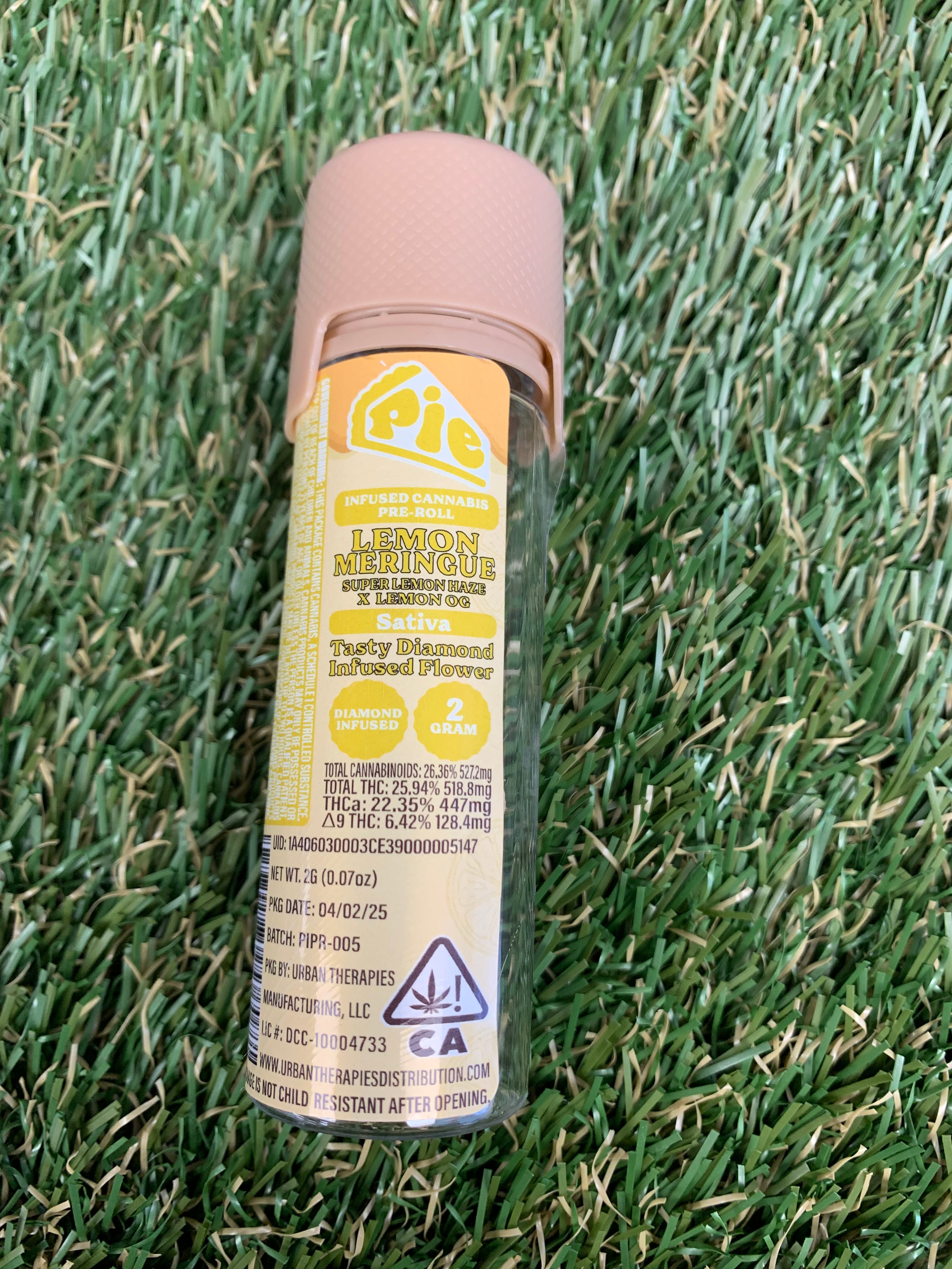 LEMON MERINGUE 1G 2PK INFUSED - PIE -  - $8.60 - Pre-Roll Infused