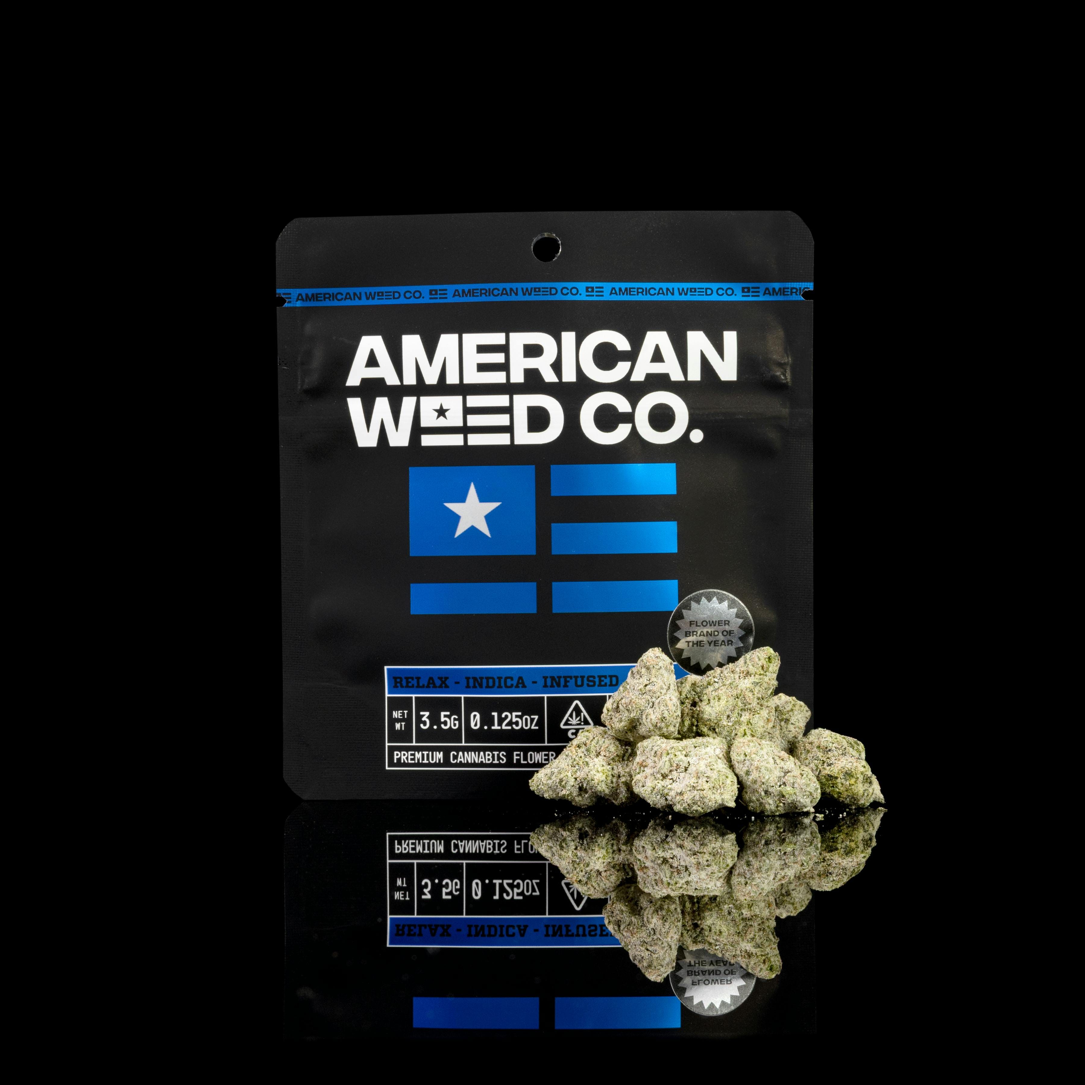 Apple Kush Infused Flower 3.5g - American Weed Co. -  - $35 - Flower