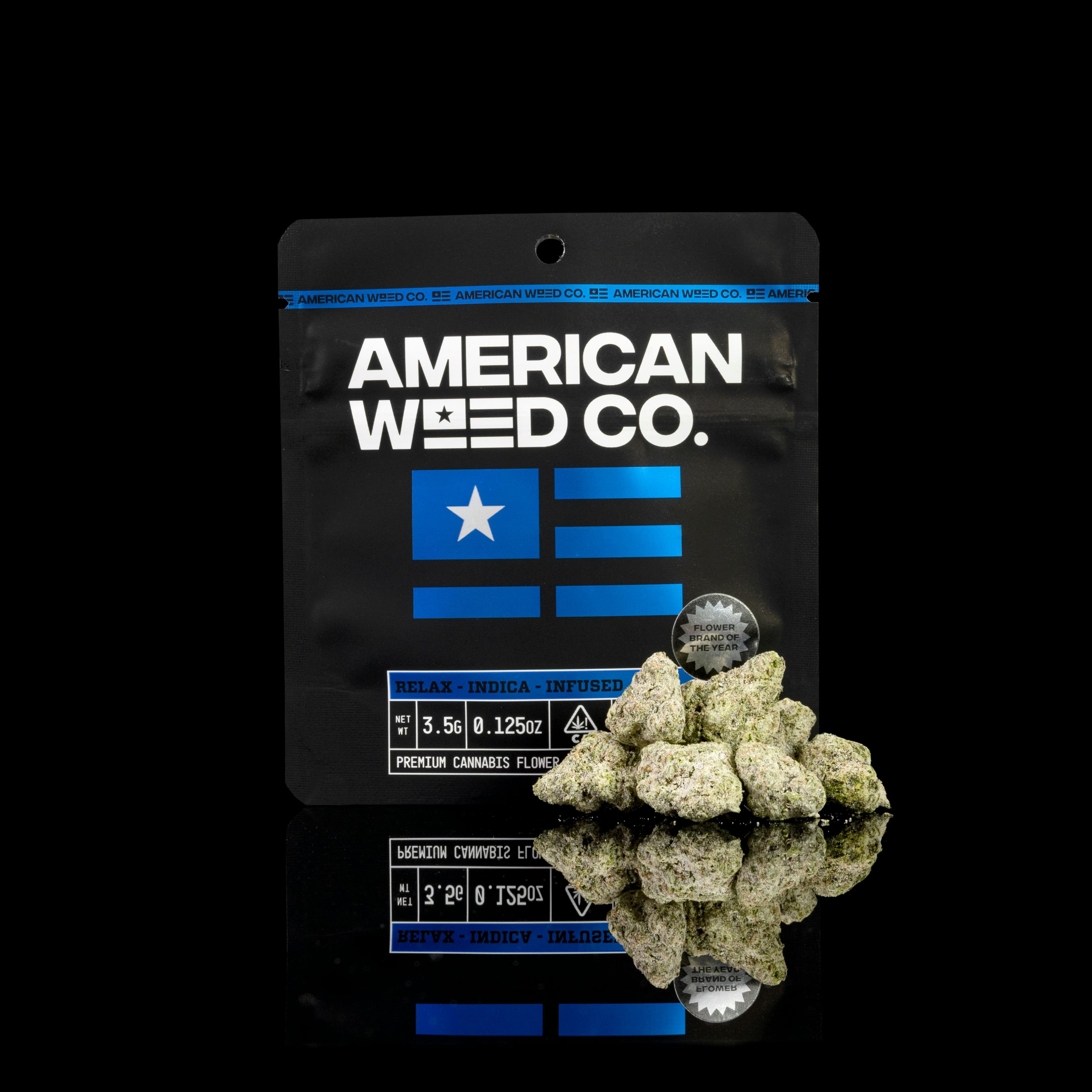 Apple Kush Infused Flower 3.5g - American Weed Co. - - $35 - Flower
