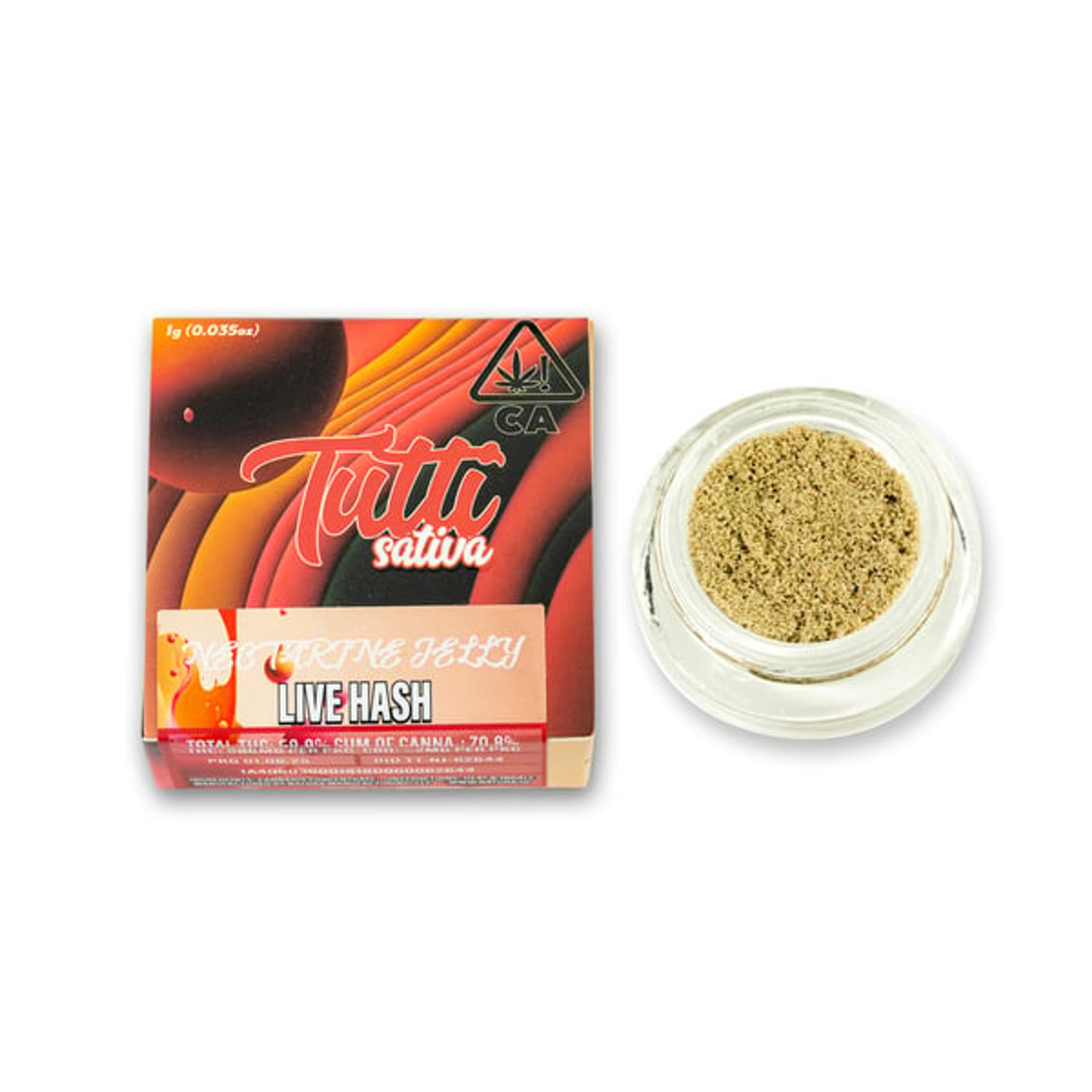 NECTARINE JELLY 1G HASH - TUTTI - - $15 - Concentrates