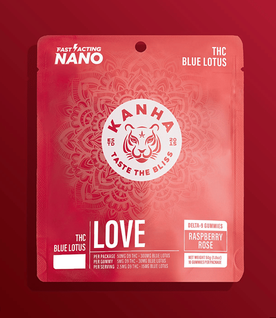 NANO Love Raspberry Rose 2:1:1 Gummies
