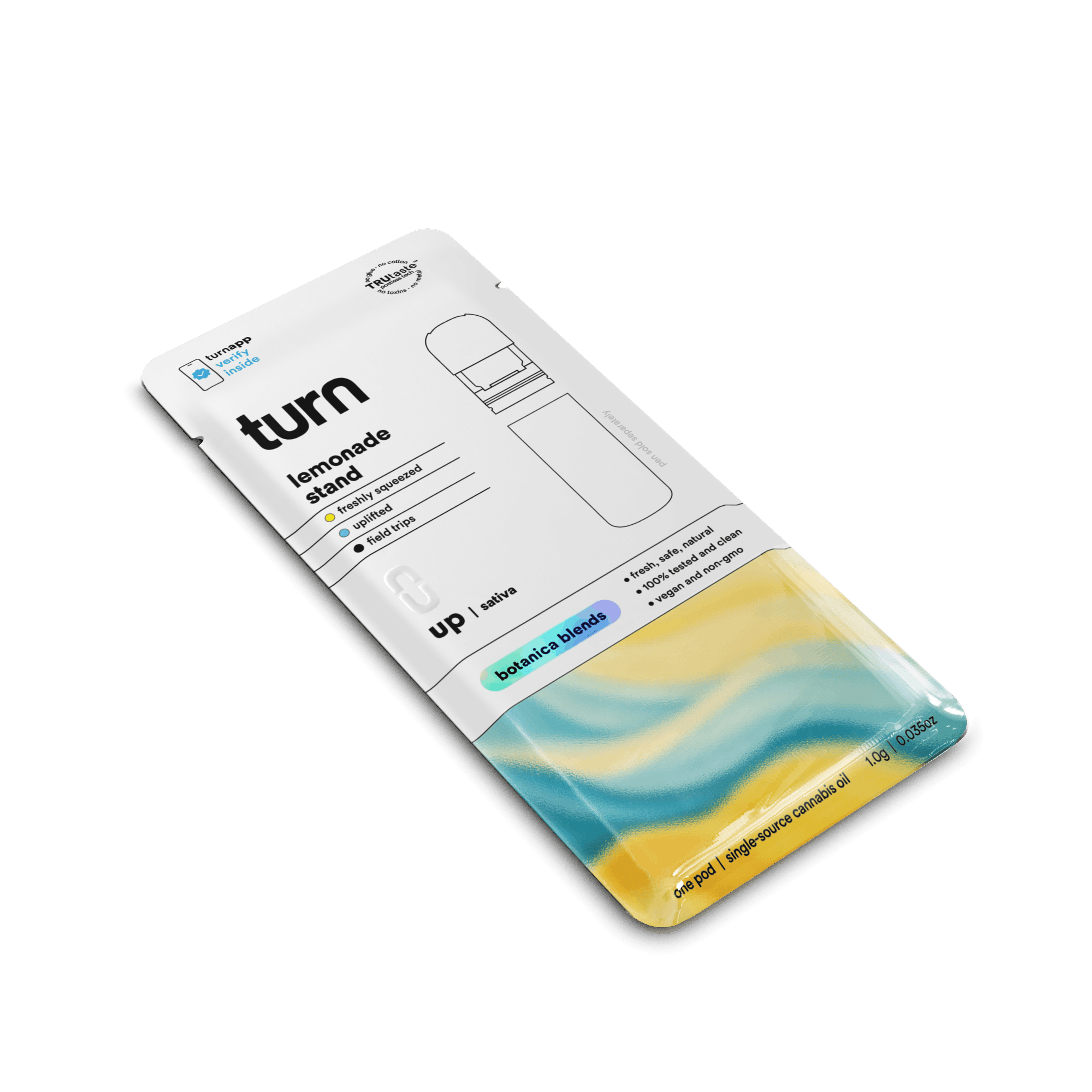 1.0g POD | lemonade stand | botanica blends | up | - Turn - - $35 - Vape Pens