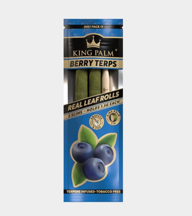 Mini Berry Terps Palm Leaf Wrap - 2 Pack - King Palm - 2 Pack Mini - $2.75 - Papers/Accessories