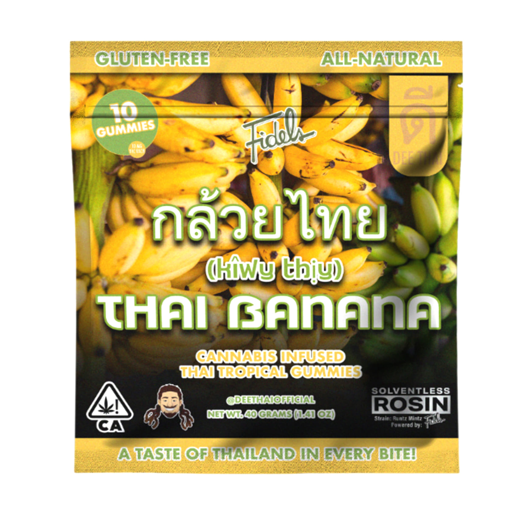 Thai Banana (H) Gummies - Dee Thai - Thai Banana (H) - $14 - Edibles