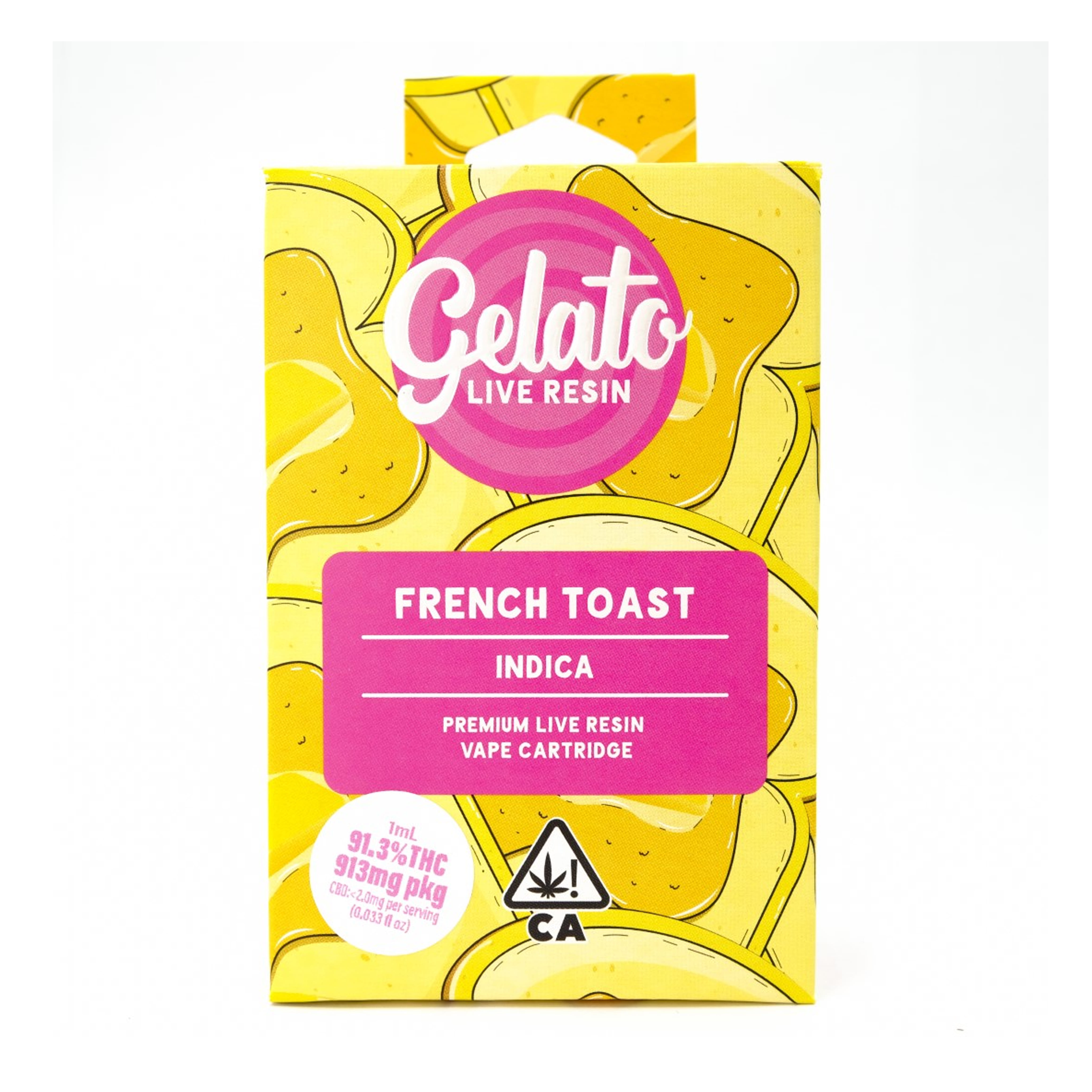 French Toast (I) 1g Live Cart *B2G1 EVERYDAY* - Gelato Canna Co. - French Toast (I) - $27 - Cartridges
