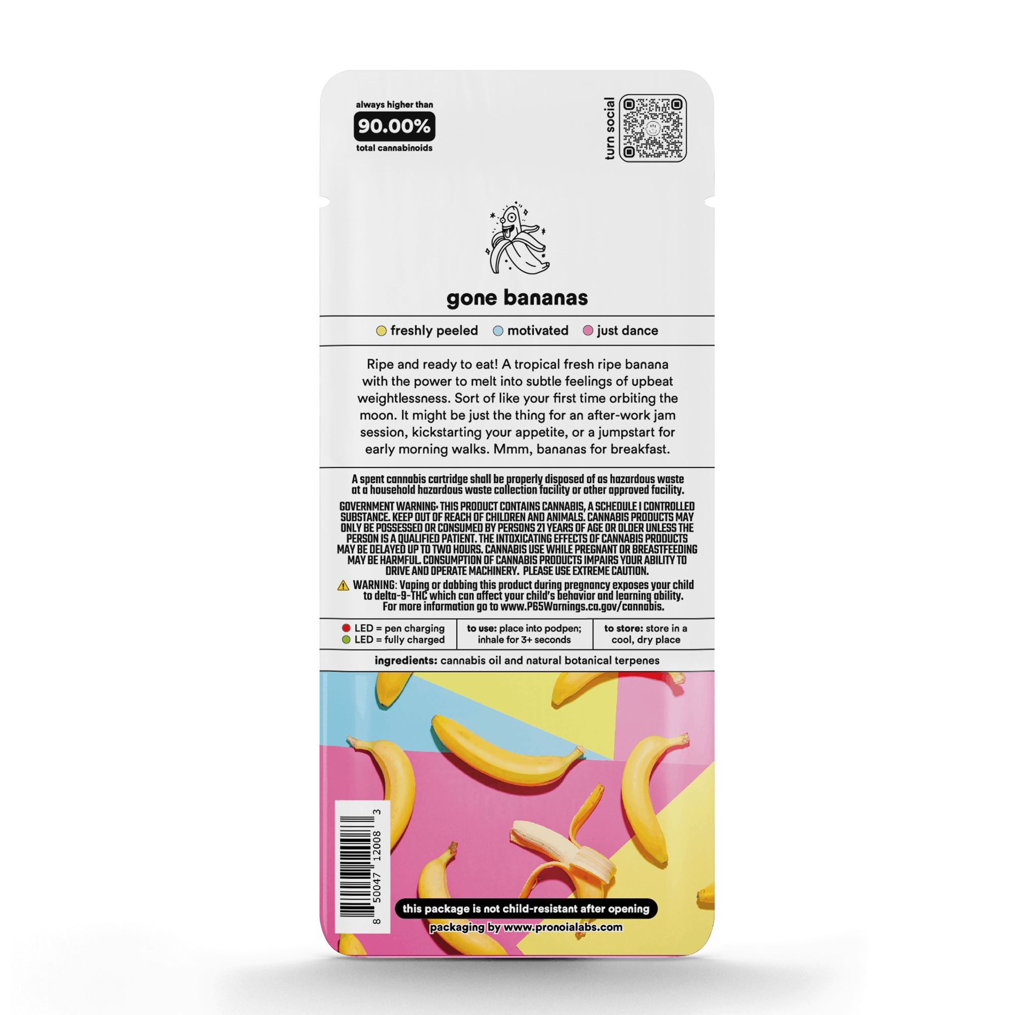Gone Bananas 1g pod - Turn -  - $25.21 - Vapes