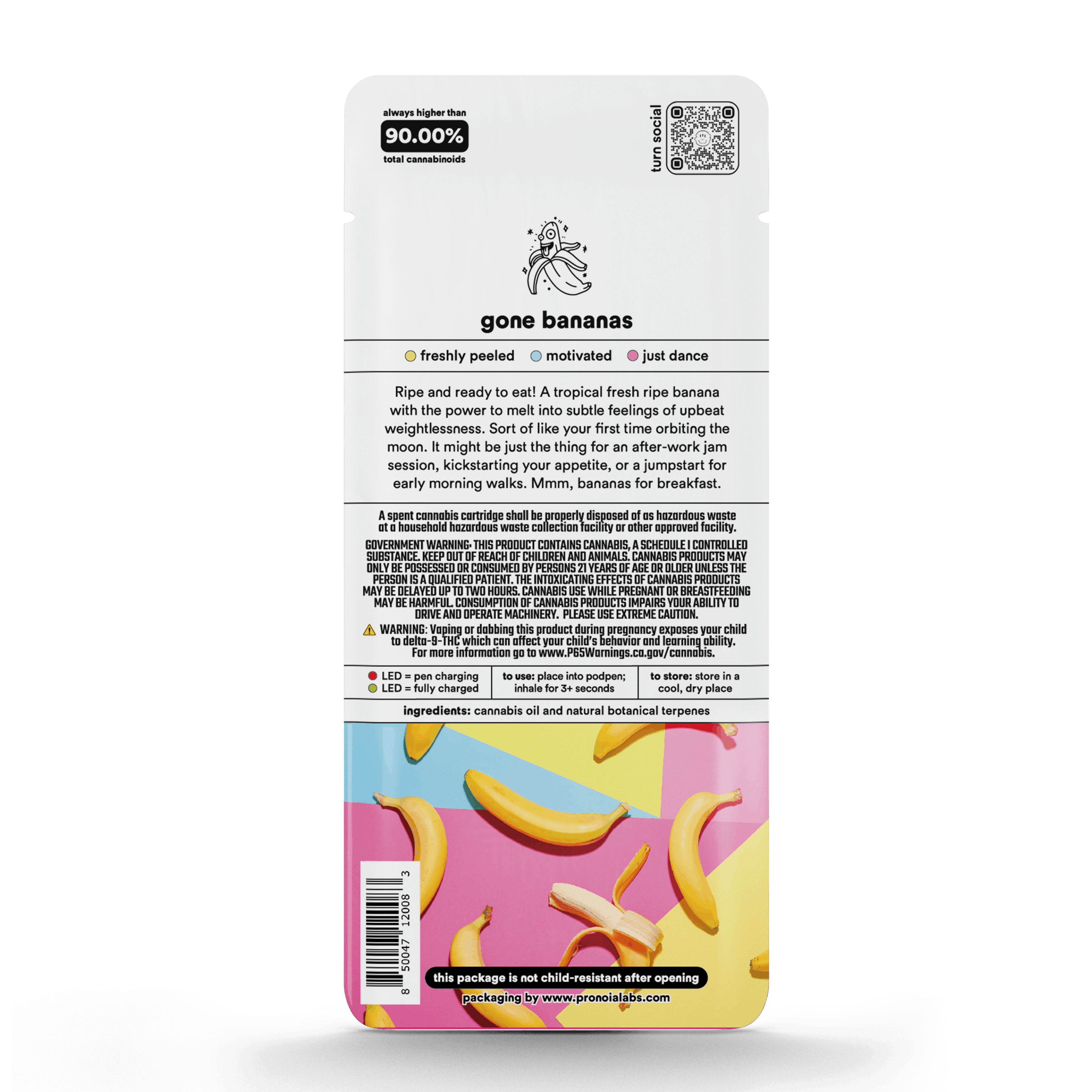 Gone Bananas 1g pod - Turn - - $25.21 - Vapes