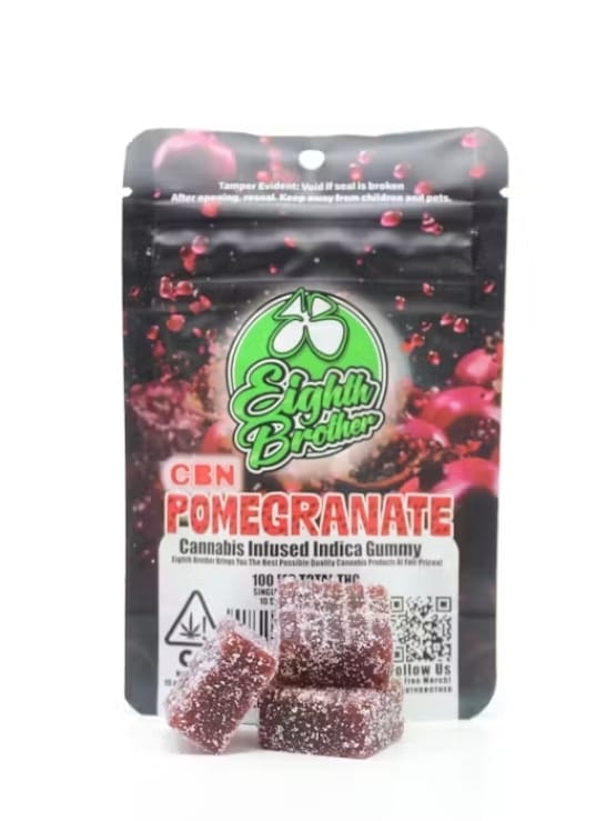 Pomegranate CBN Single 100mg Cut-a-Dose Gummy -  - $9.99 - Edibles