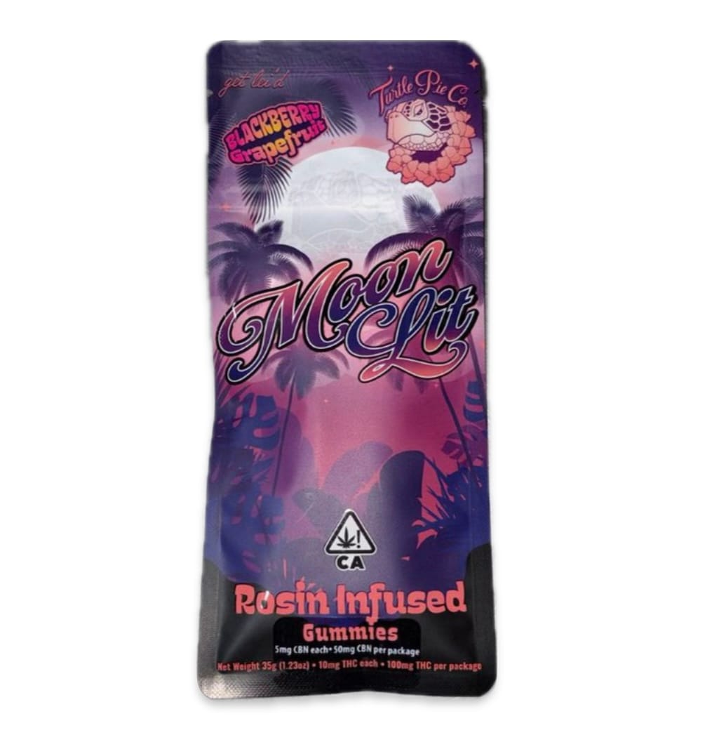 Blackberry Grapefruit (I) Rosin CBN Gummies - Turtle Pie - Blackberry Grapefruit (I) Rosin CBN Gummies - $20.46 - Edibles
