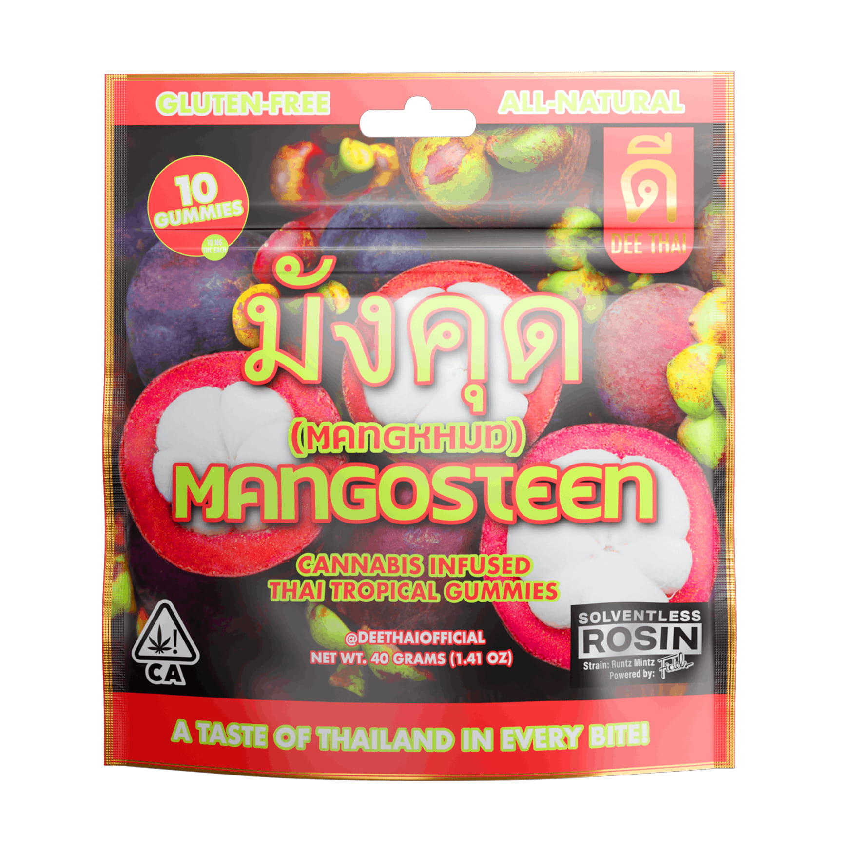 Mangosteen (H) Gummies - Dee Thai - Mangosteen (H) - $14 - Edibles
