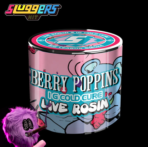 Sluggers - Berry Poppins - Cold Cure Rosin - 1g - Sluggers - Concentrate - $35.99 - Concentrates