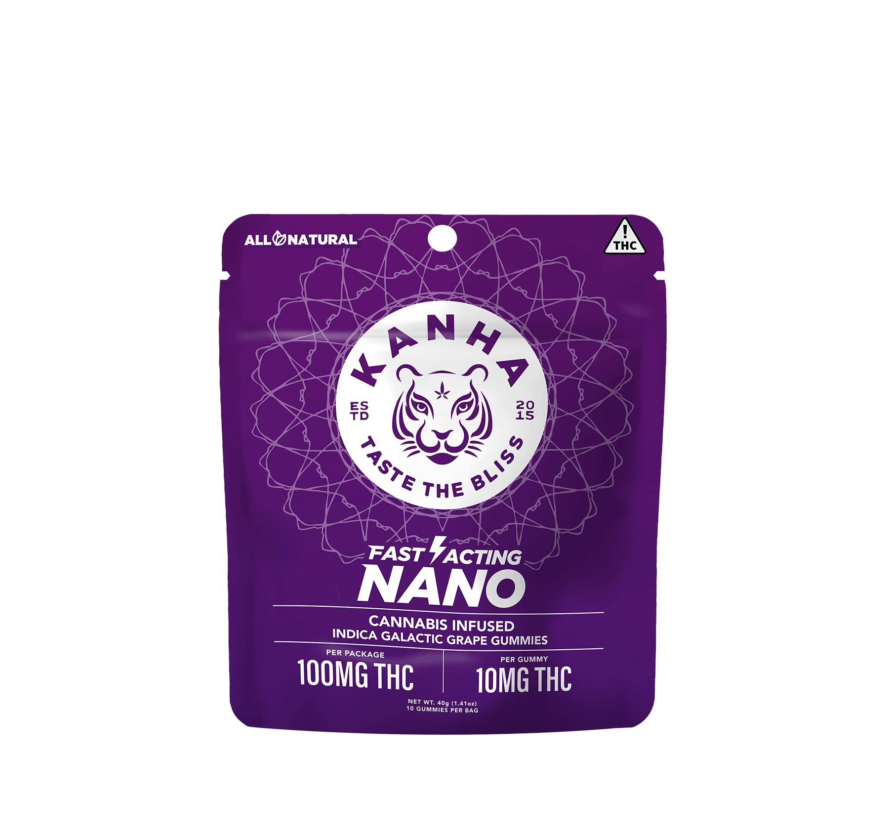 KANHA: Indica Galactic Grape 100mg - NANO