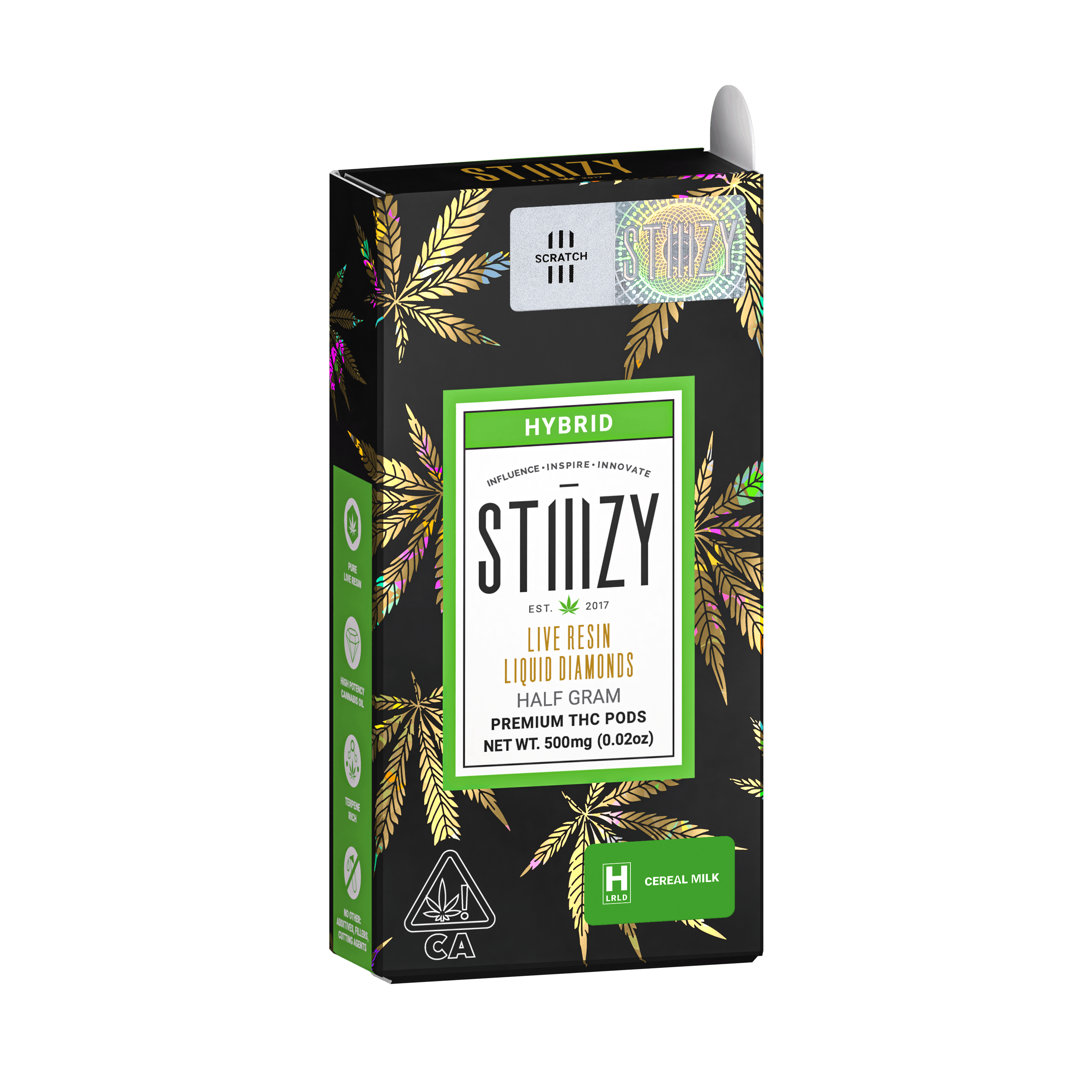 Cereal Milk - Live Resin - Liquid Diamonds Pod - STIIIZY - Half Gram - $12.99 - Pods (STIIIZY + PlugPlay + PAX + Left Coast)