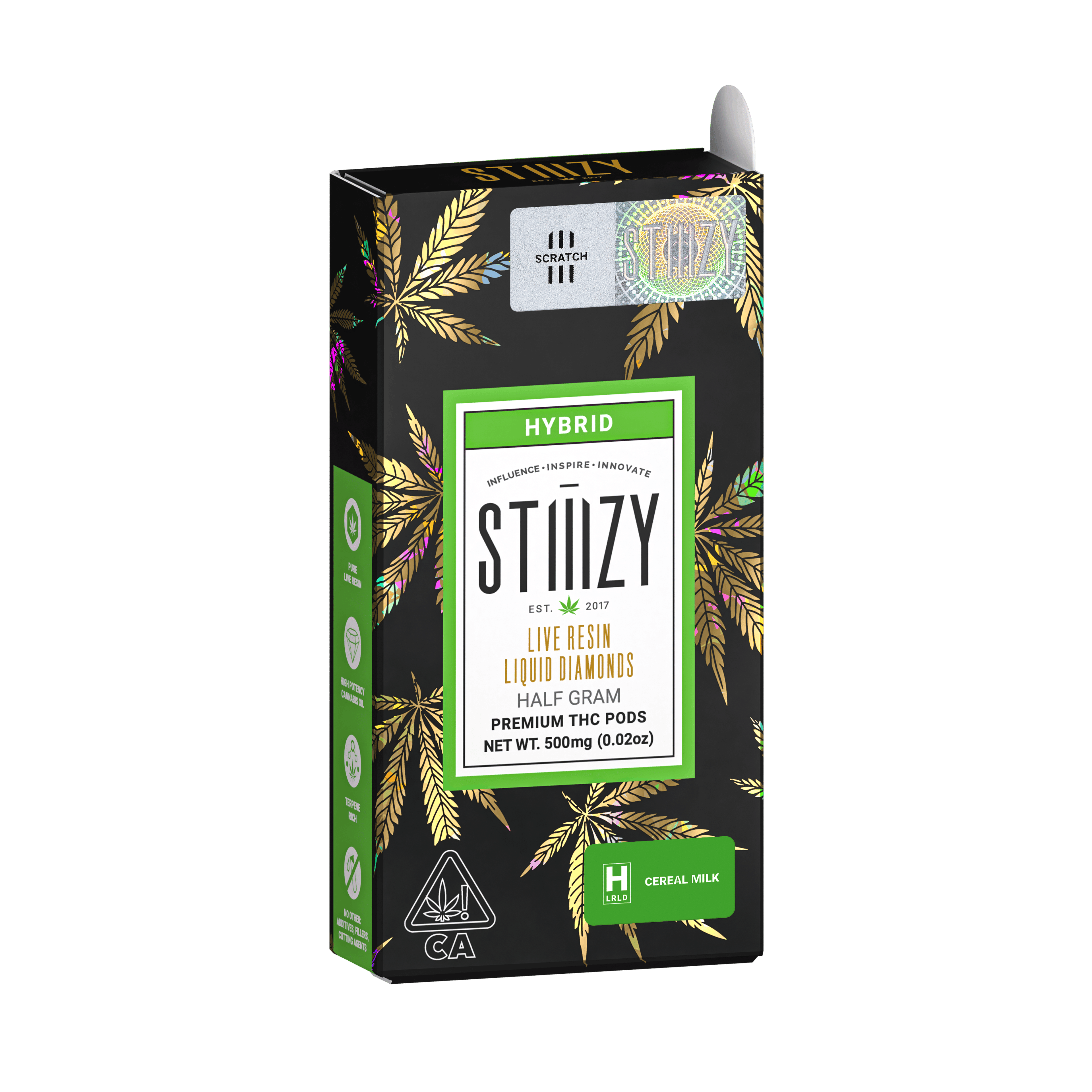 Cereal Milk - Live Resin - Liquid Diamonds Pod - STIIIZY - Half Gram - $12.99 - Pods (STIIIZY + PlugPlay + PAX + Left Coast)