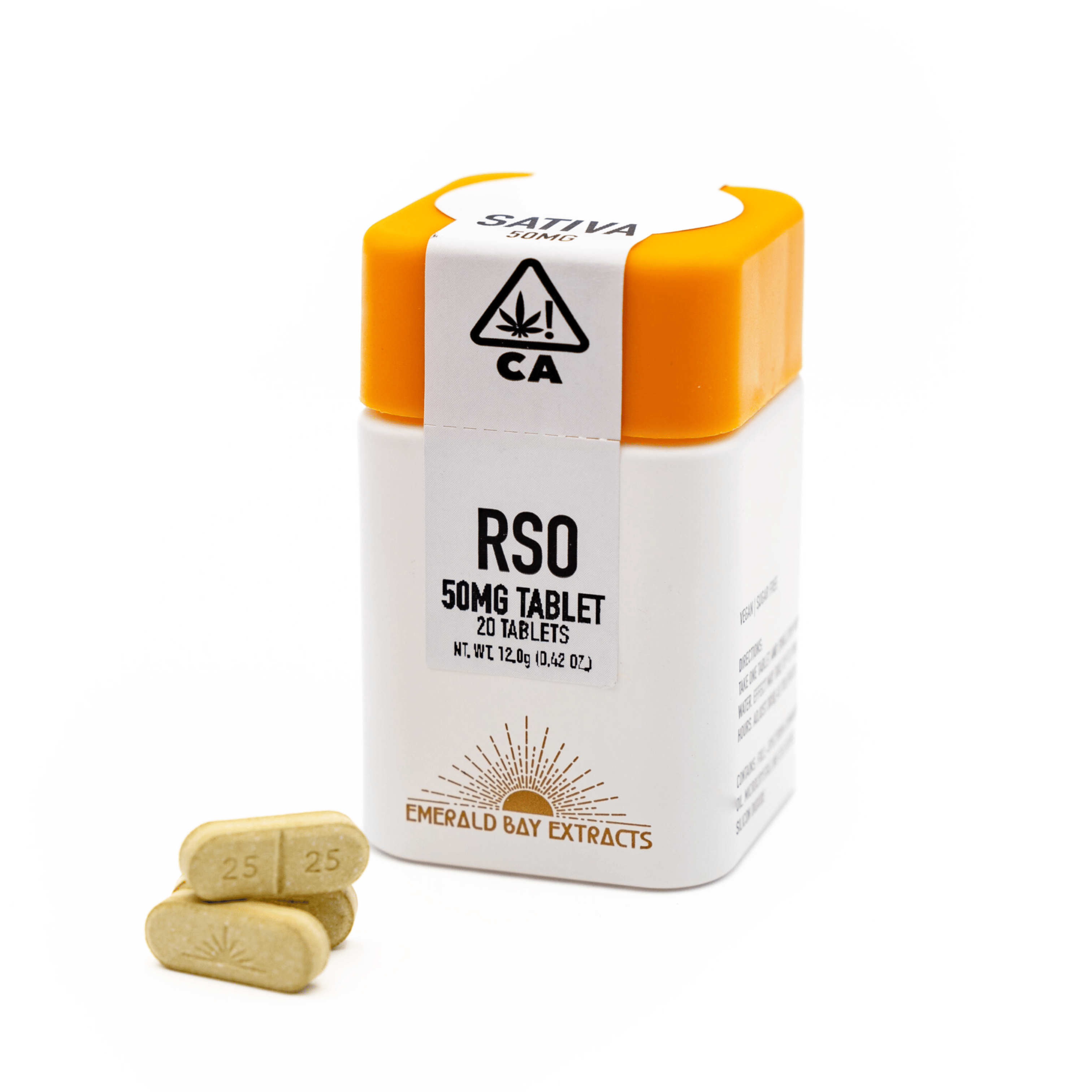 Strawberry Cough (S) RSO Tablets (50mg x 20) - 1000mg - Emerald Bay Extracts -  - $45 - Capsules/Tablets